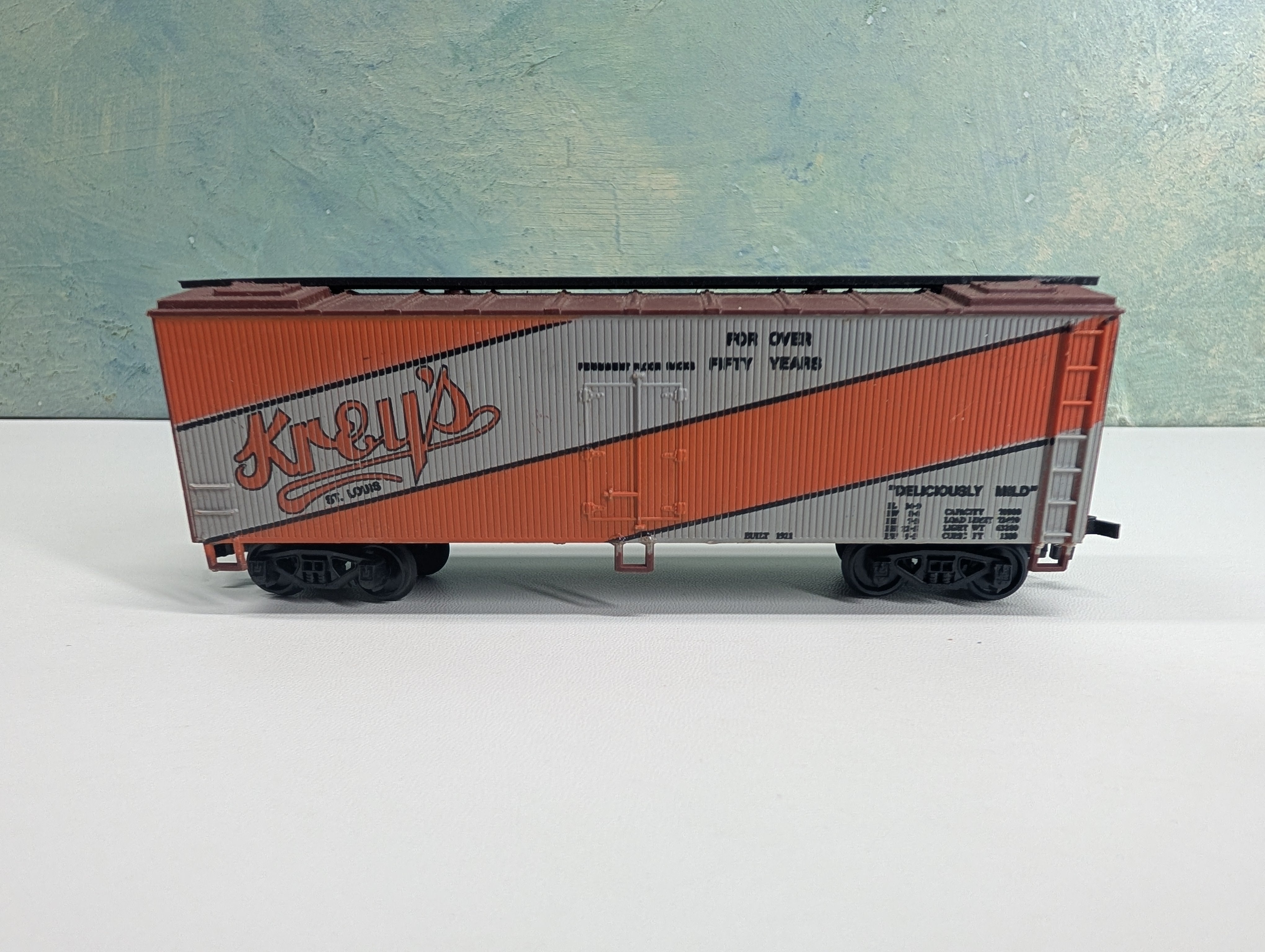 USED HO Scale 40' Wooden Billboard Box Car Krey's