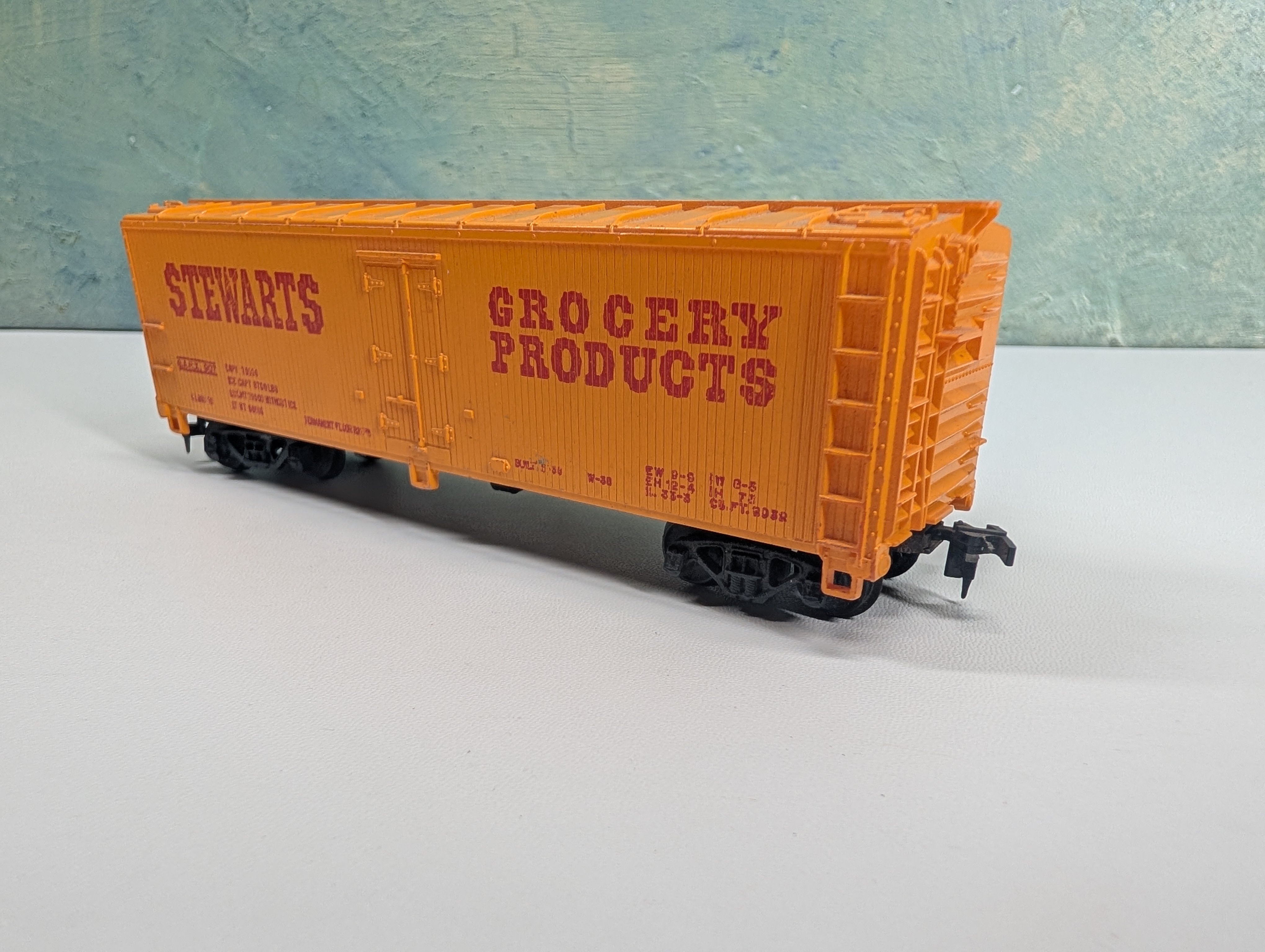 USED Mantua HO Scale 40' Billboard Stewarts Grocery Products GARX #907 RARE