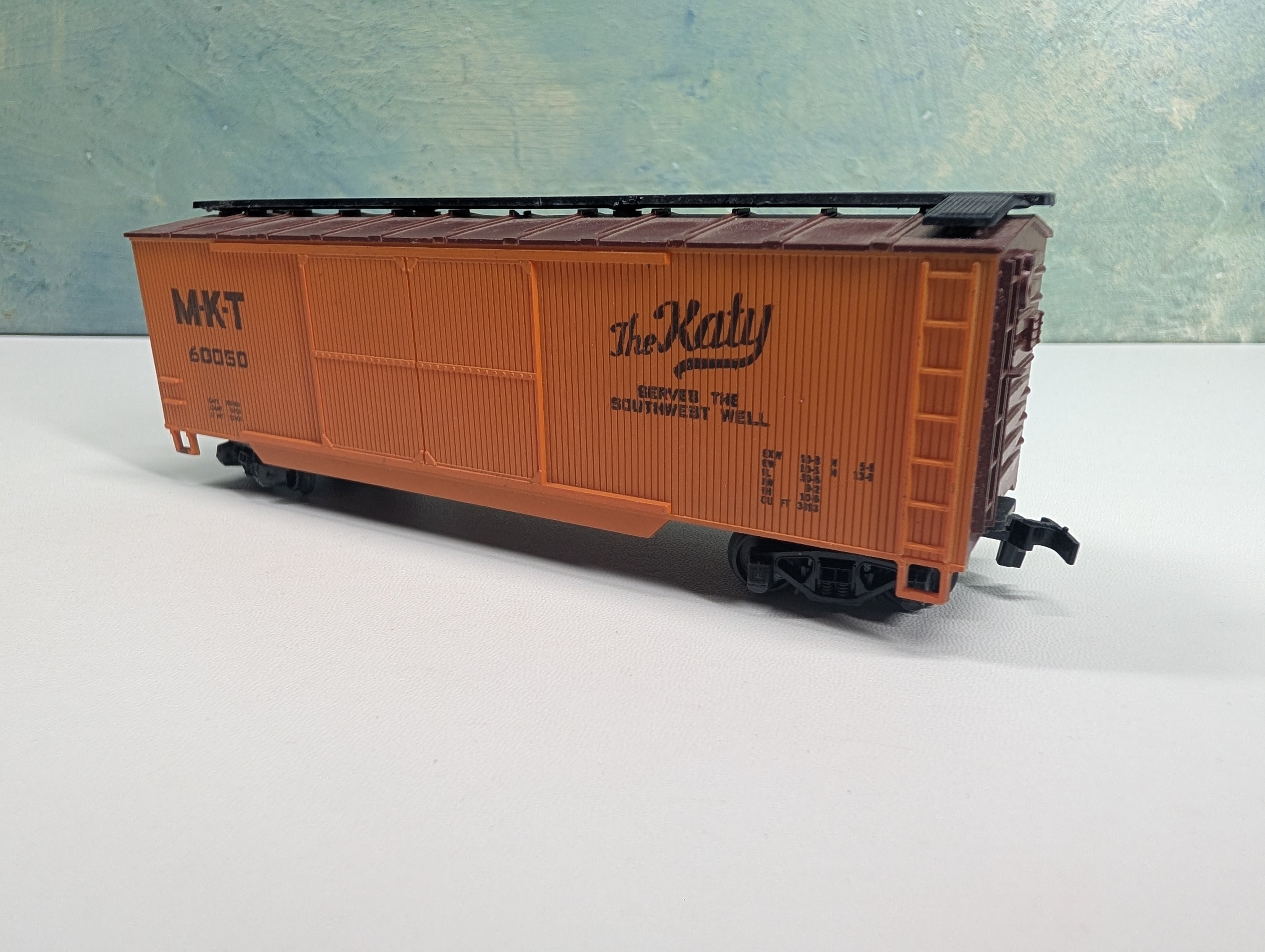 USED HO Scale 40' Wooden Box Car MKT #60050 The KATY