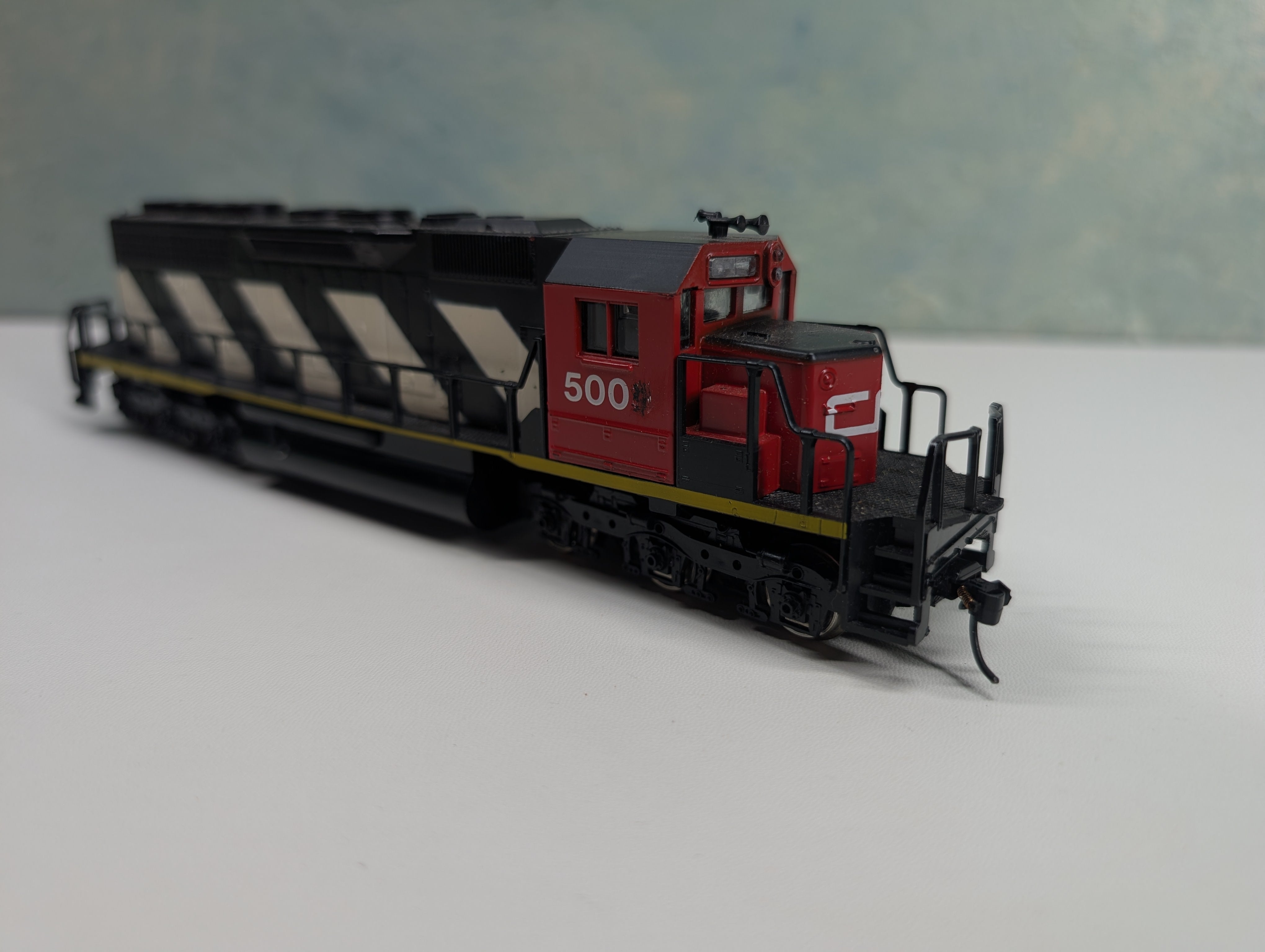 USED Mehano HO Scale EMD SD-40 Diesel Locomotive Canadian National CN #5008 Tested! DC
