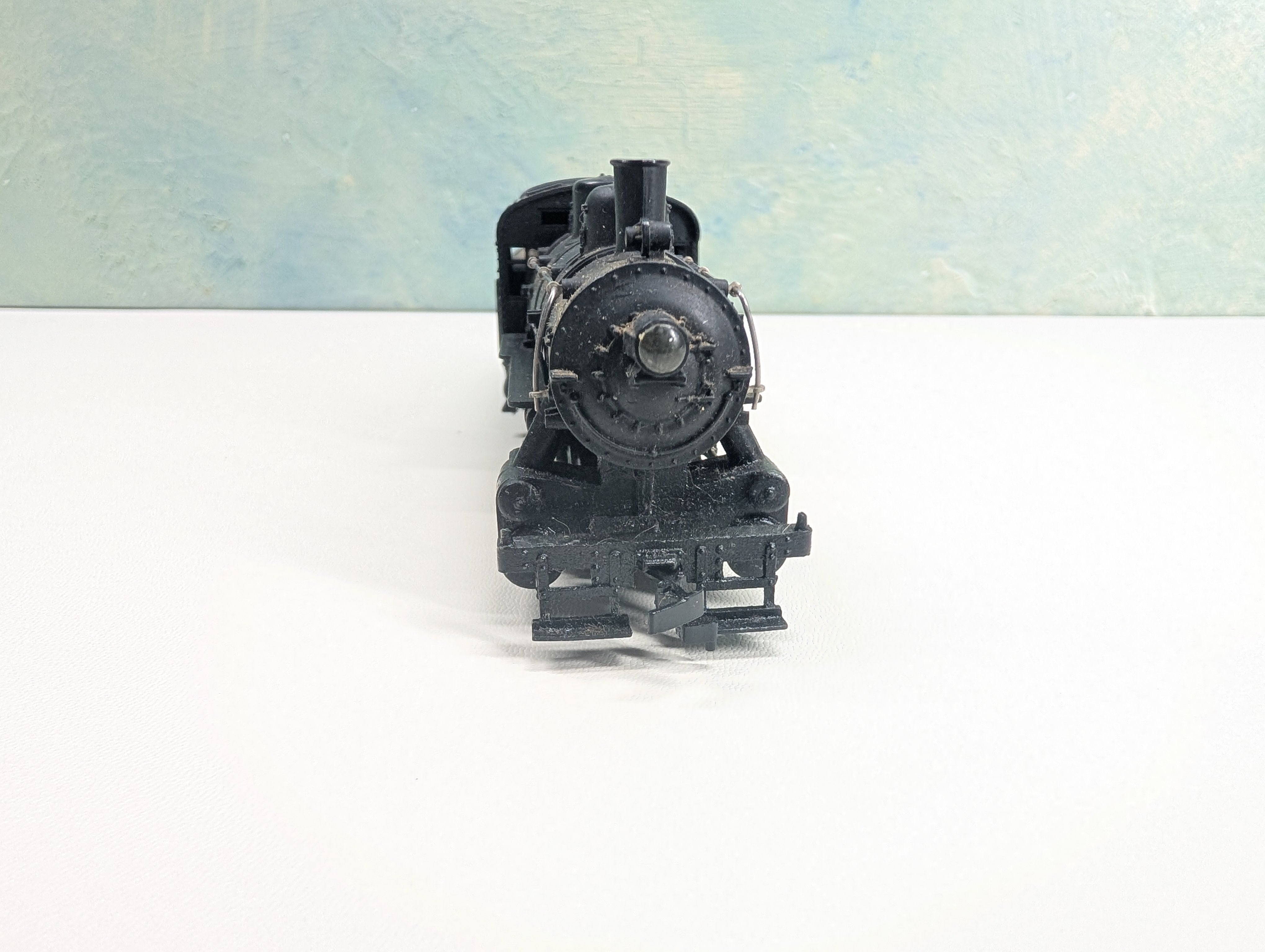 USED Mantua HO Scale 0-4-0 Steam Locomotive Santa Fe ATSF #99 Tested! DC