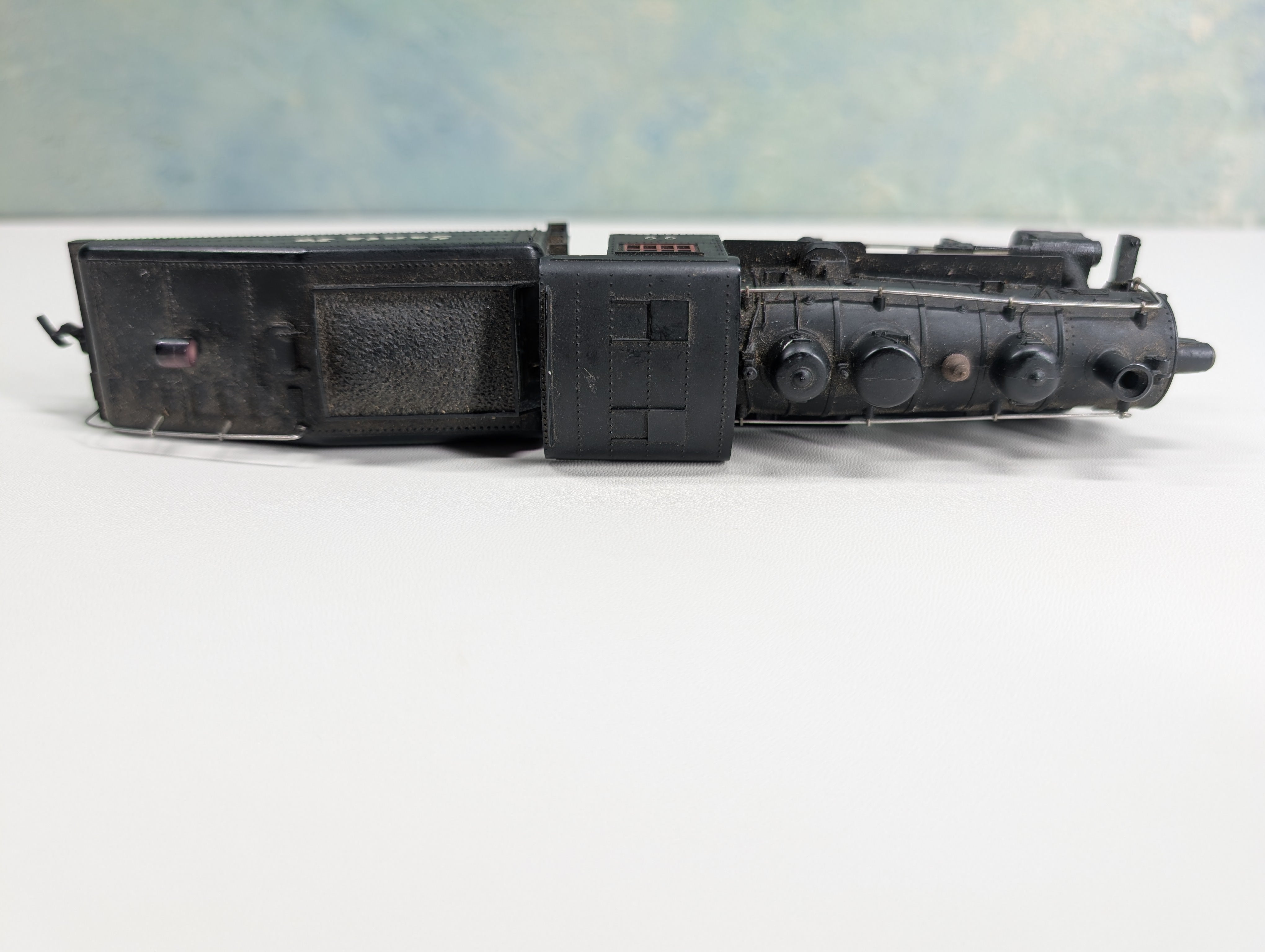 USED Mantua HO Scale 0-4-0 Steam Locomotive Santa Fe ATSF #99 Tested! DC
