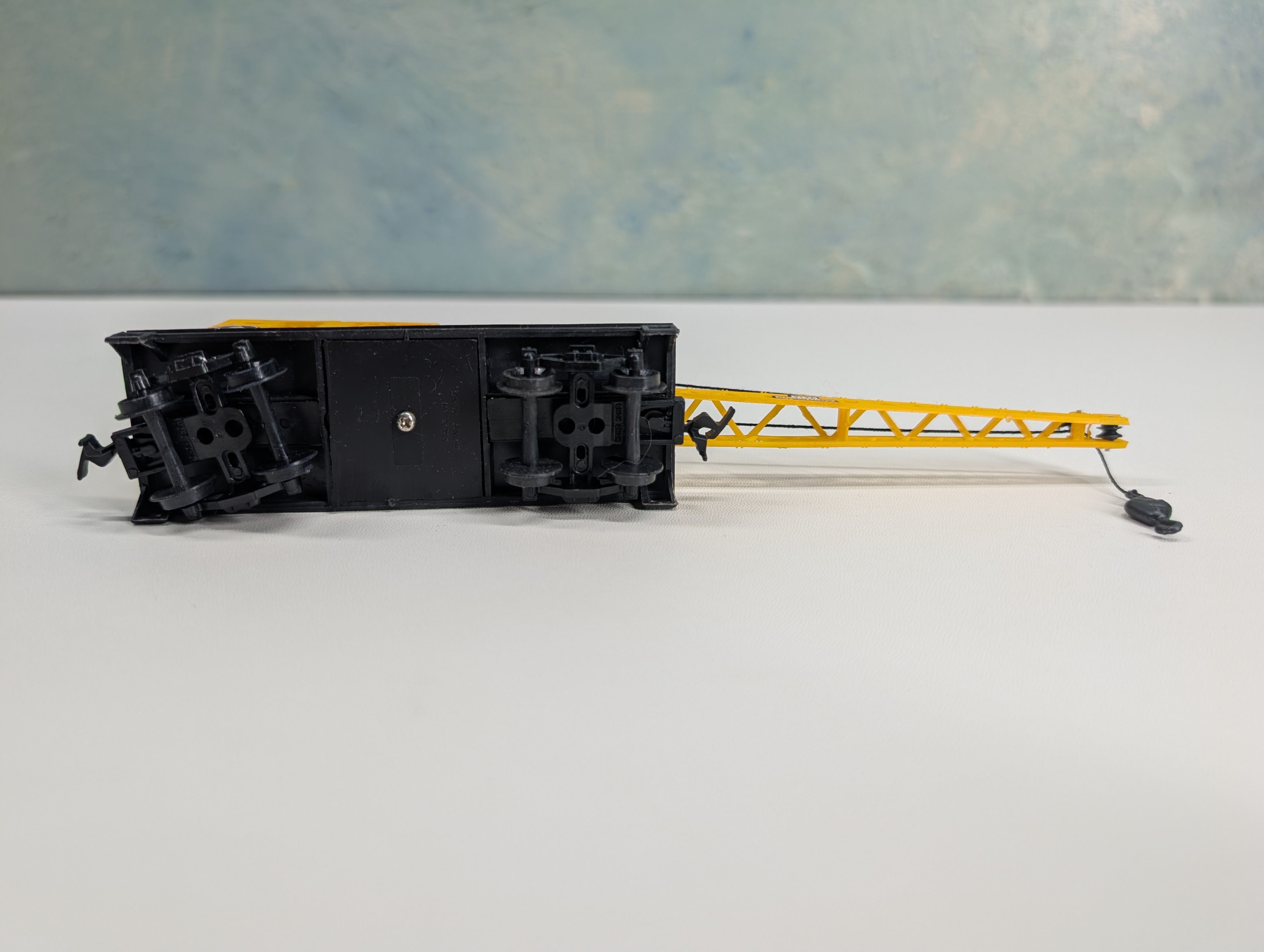 USED Life-Like HO Scale Browning Crane Car Baltimore and Ohio B&O #2317
