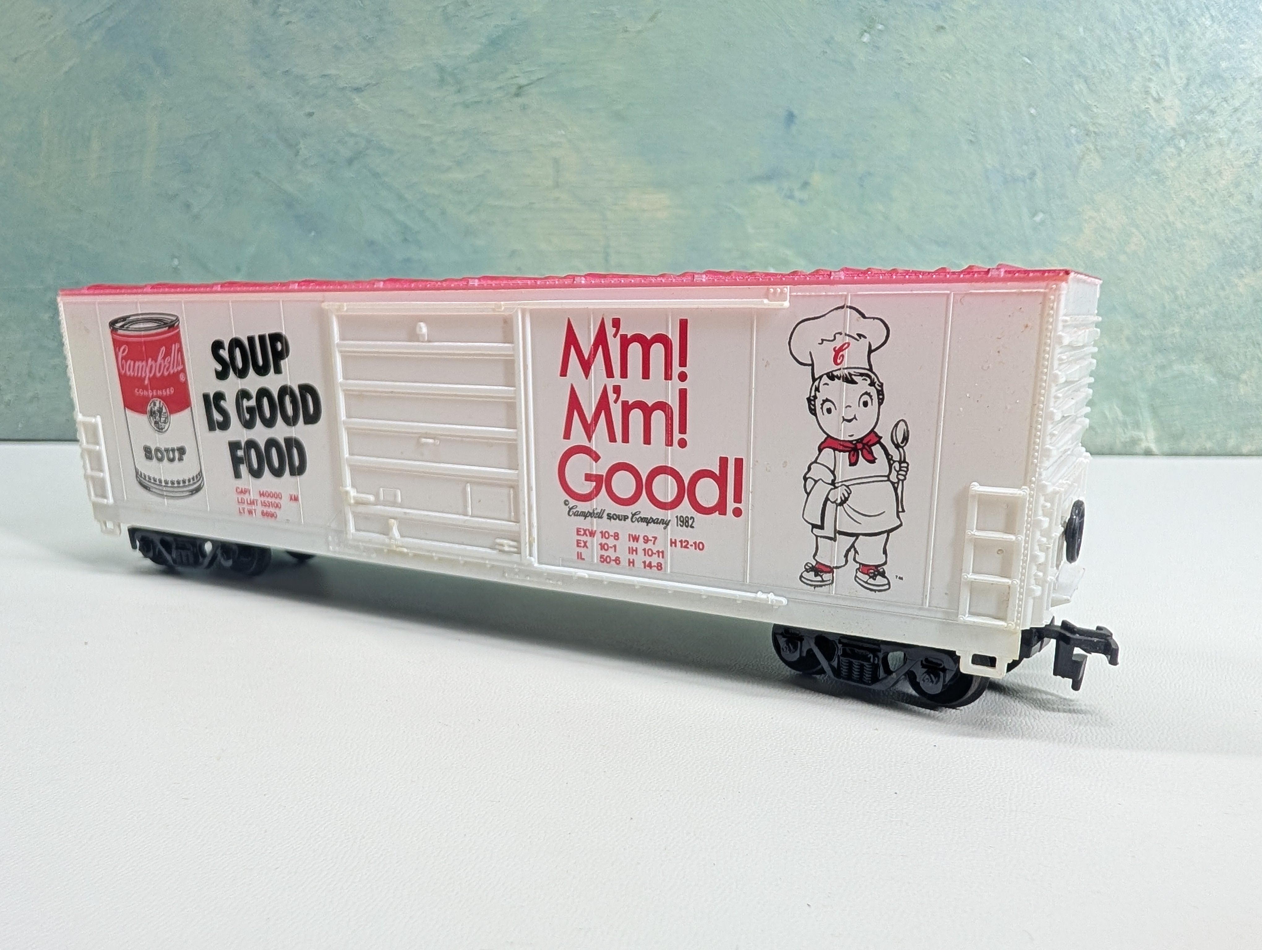 USED Life-Like HO Scale 50' Billboard Box Car Campbell's Soup