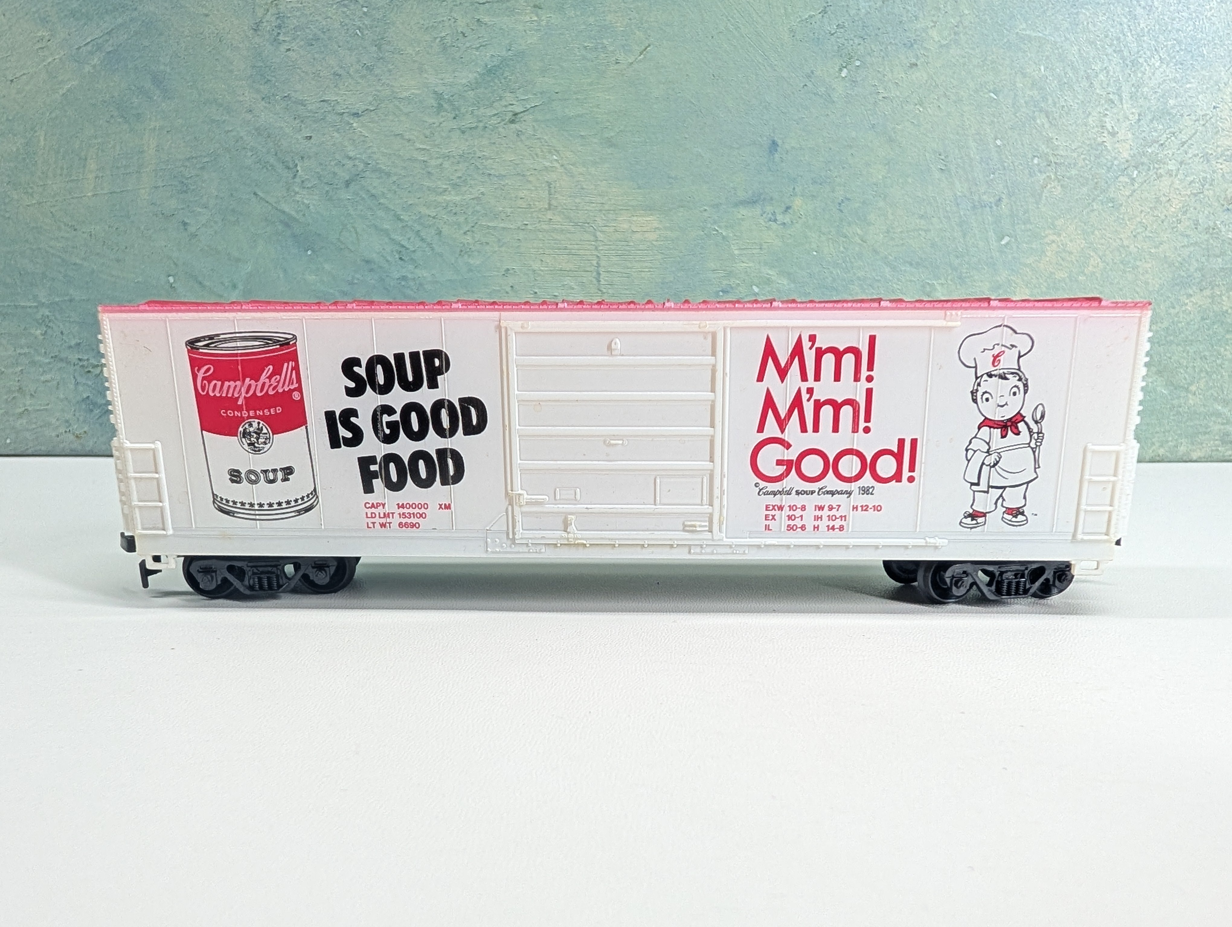 USED Life-Like HO Scale 50' Billboard Box Car Campbell's Soup