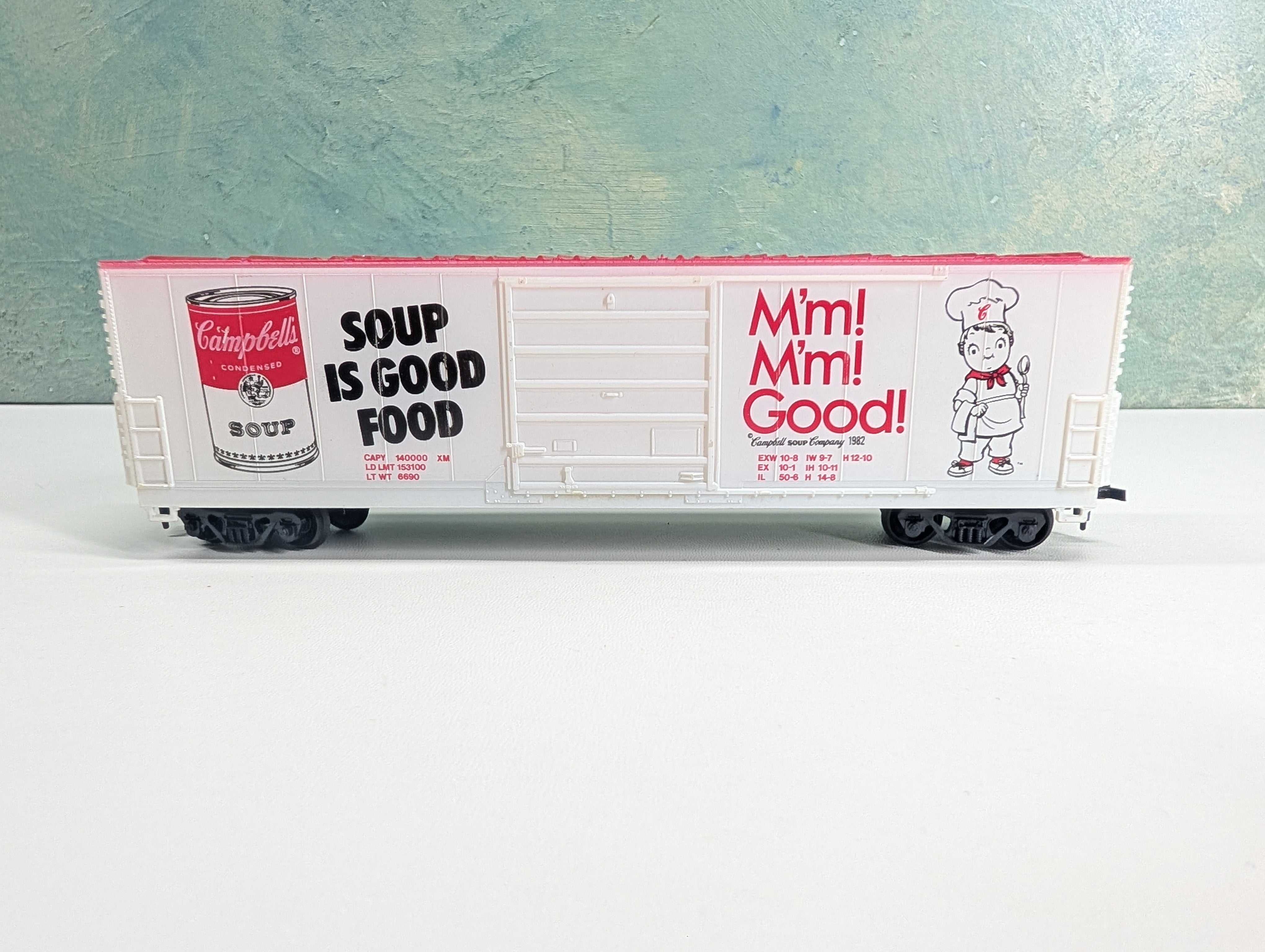 USED Life-Like HO Scale 50' Billboard Box Car Campbell's Soup