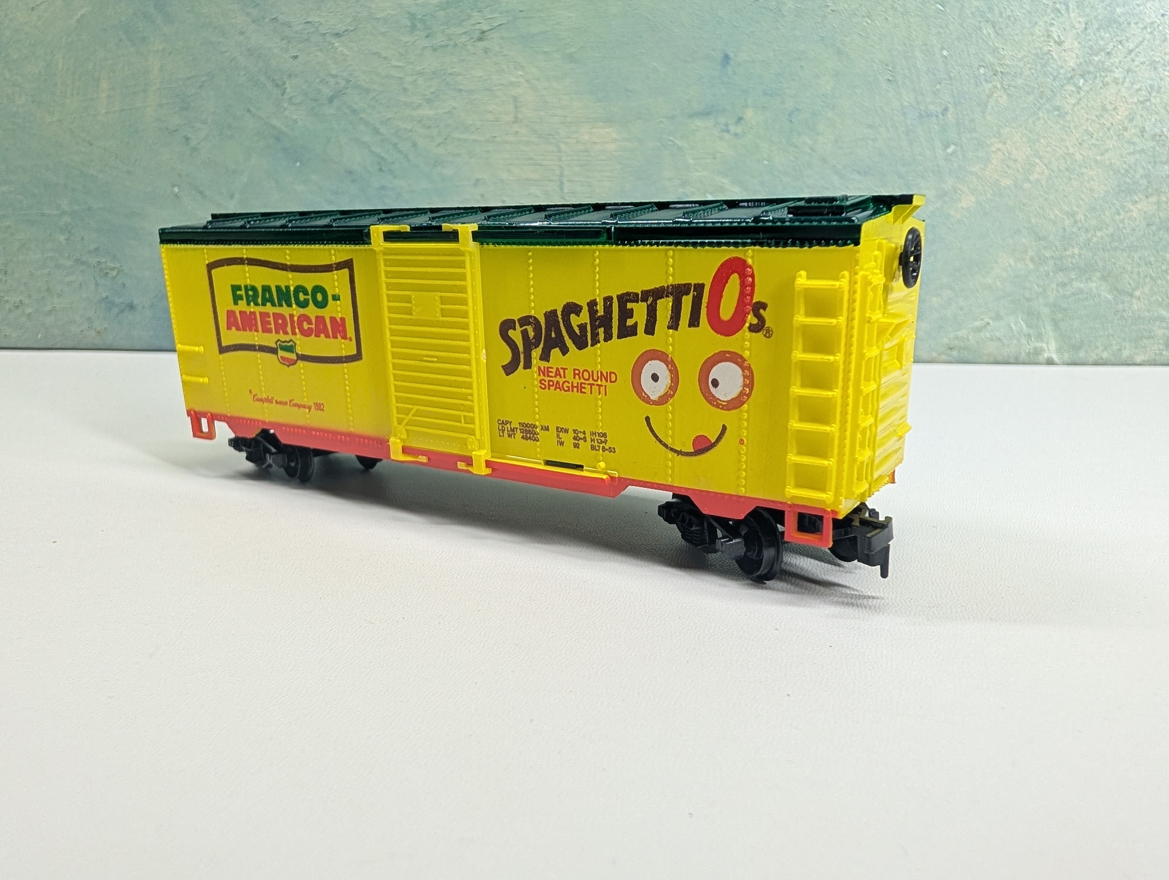 USED Life-Like HO Scale 40' Billboard Box Car Spaghettios Campbell's