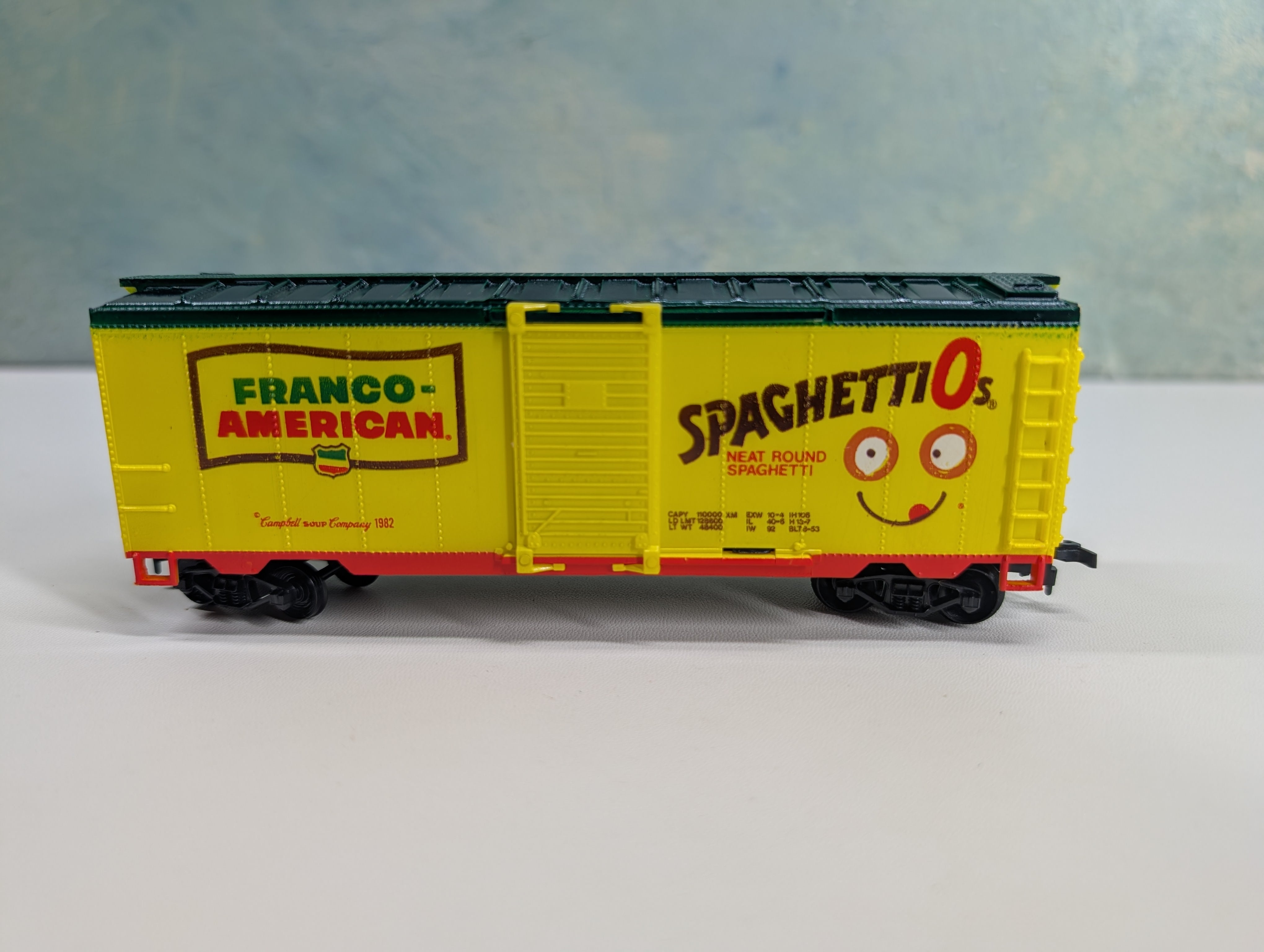 USED Life-Like HO Scale 40' Billboard Box Car Spaghettios Campbell's