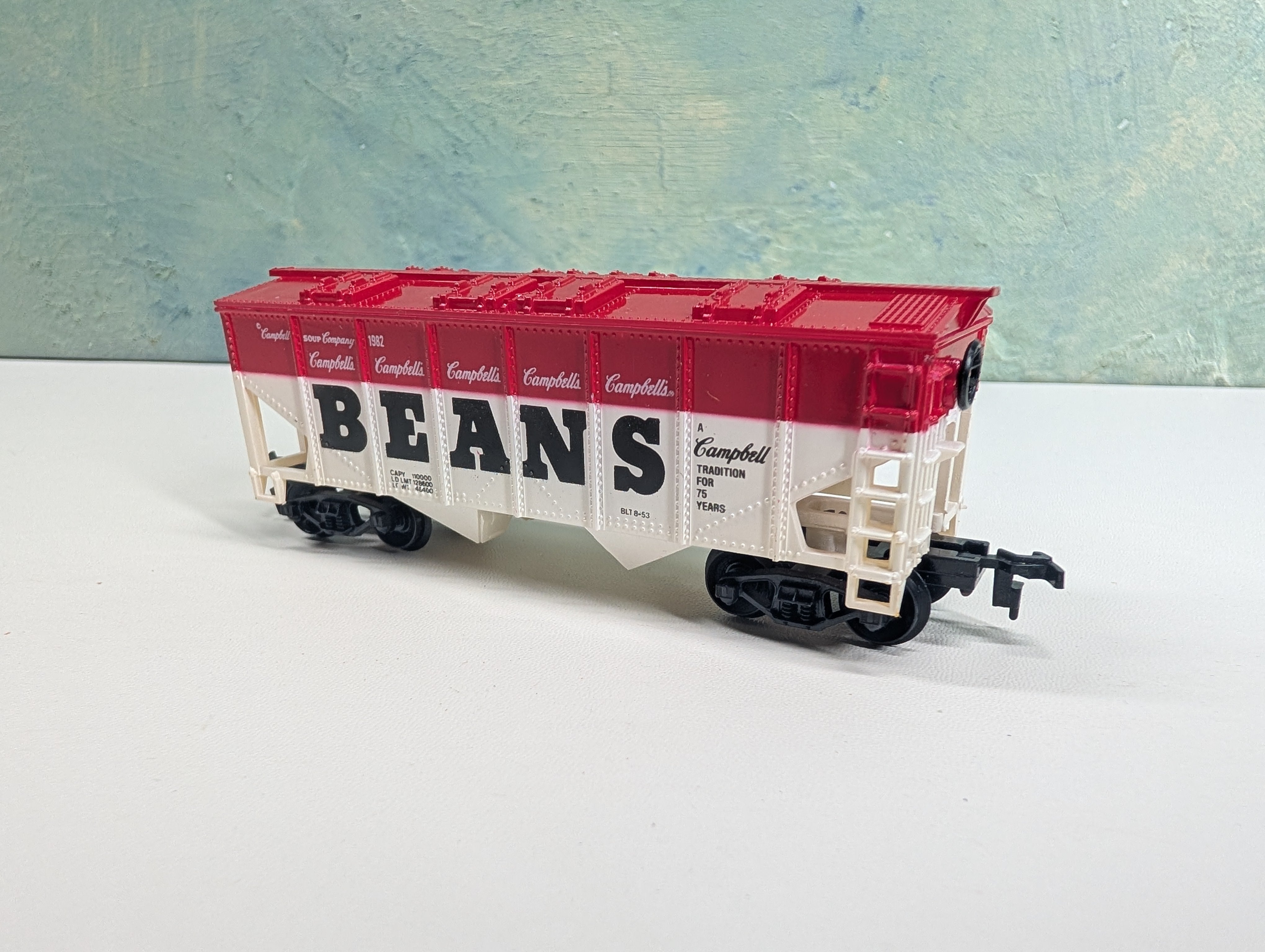USED Life-Like HO Scale 2 Bay Hopper Campbell's Beans Campbell's