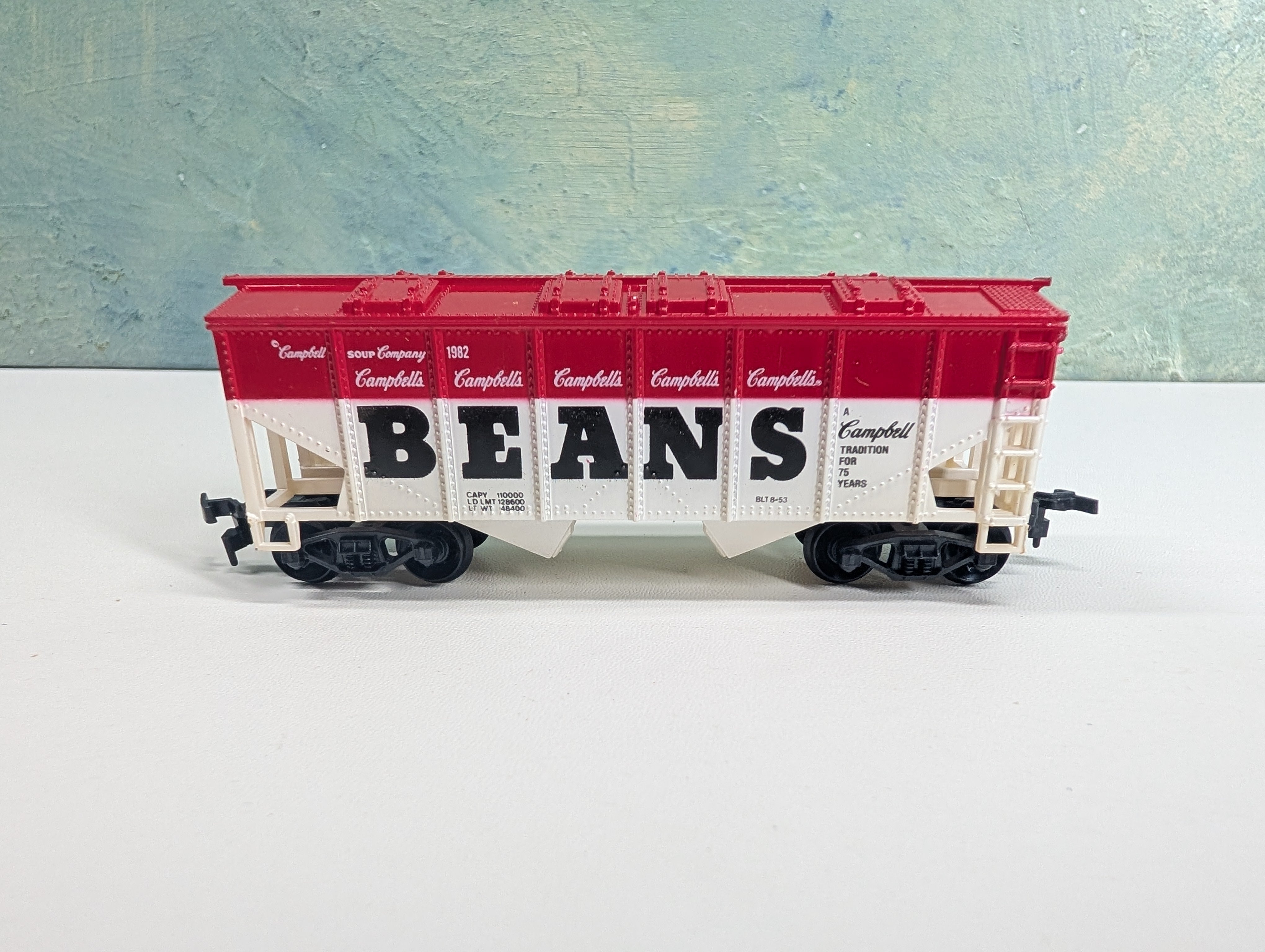 USED Life-Like HO Scale 2 Bay Hopper Campbell's Beans Campbell's