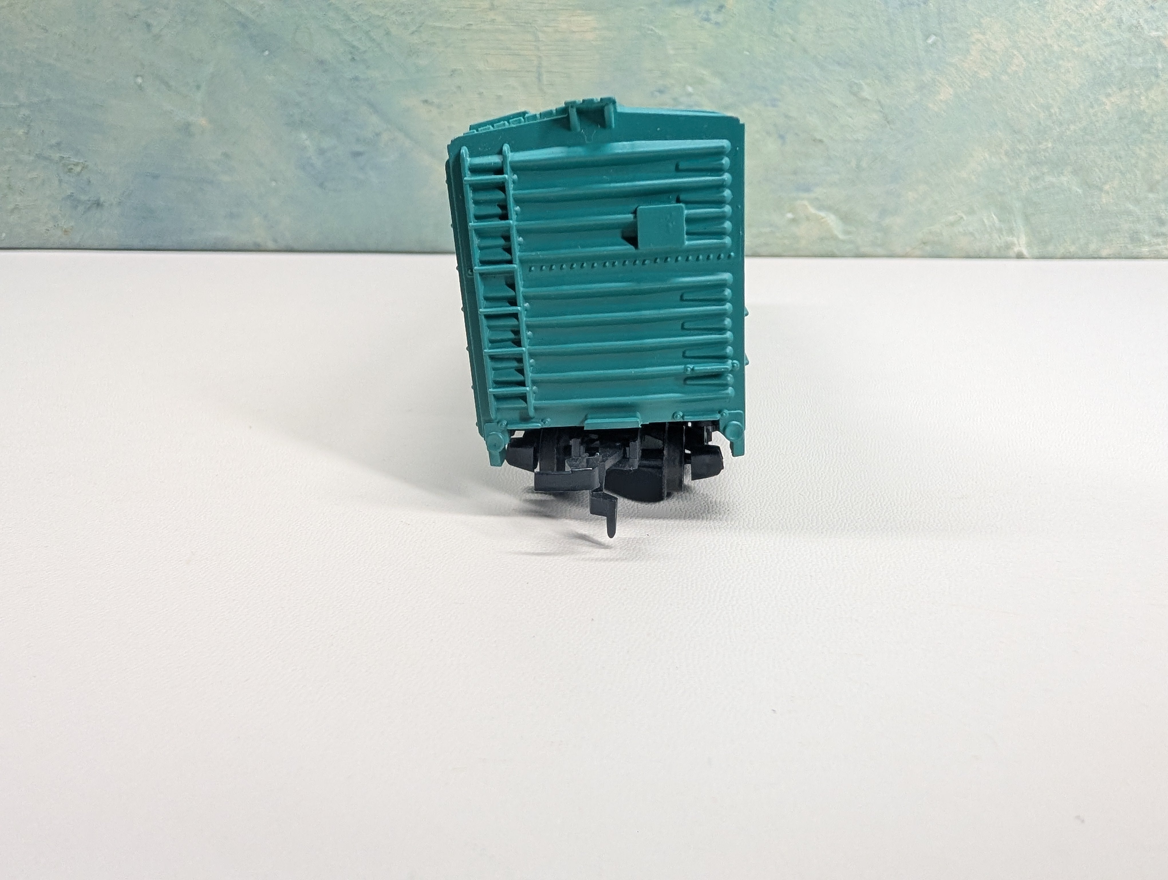 USED Tyco HO Scale 40' Cattle Livestock Car Santa Fe ATSF #80680