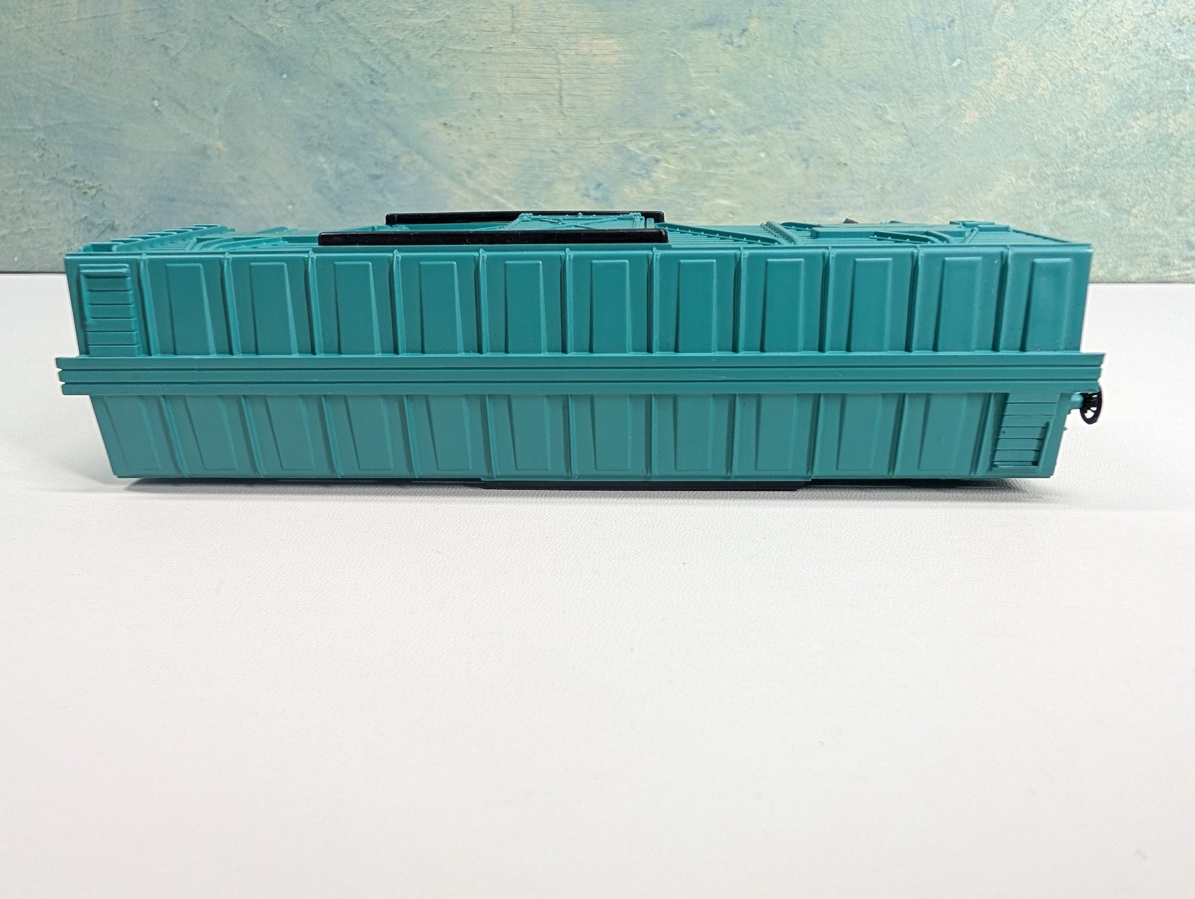 USED Tyco HO Scale 40' Cattle Livestock Car Santa Fe ATSF #80680