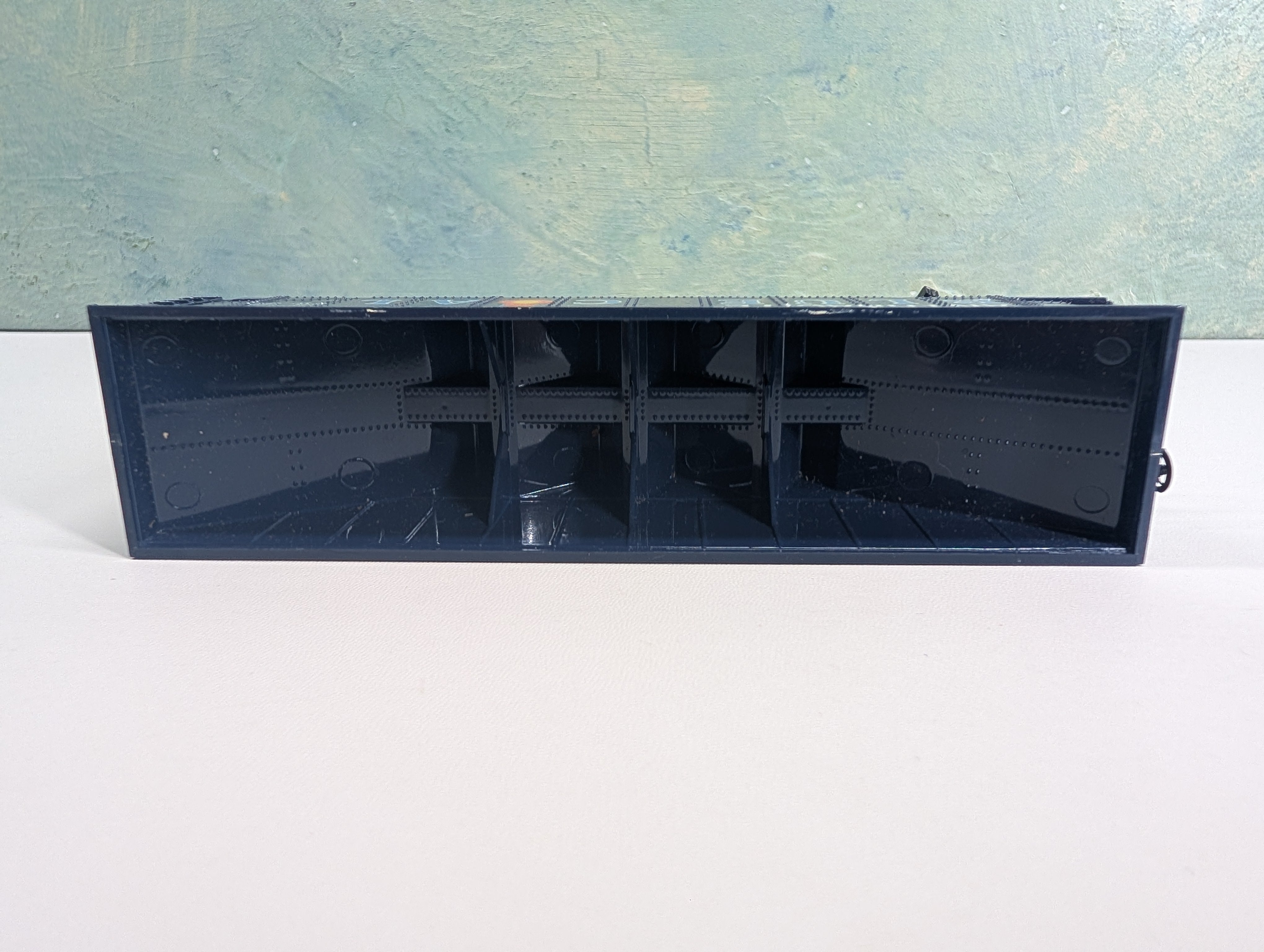 USED Tyco HO Scale Quad Hopper Anthracite Blue Coal RDG #109300