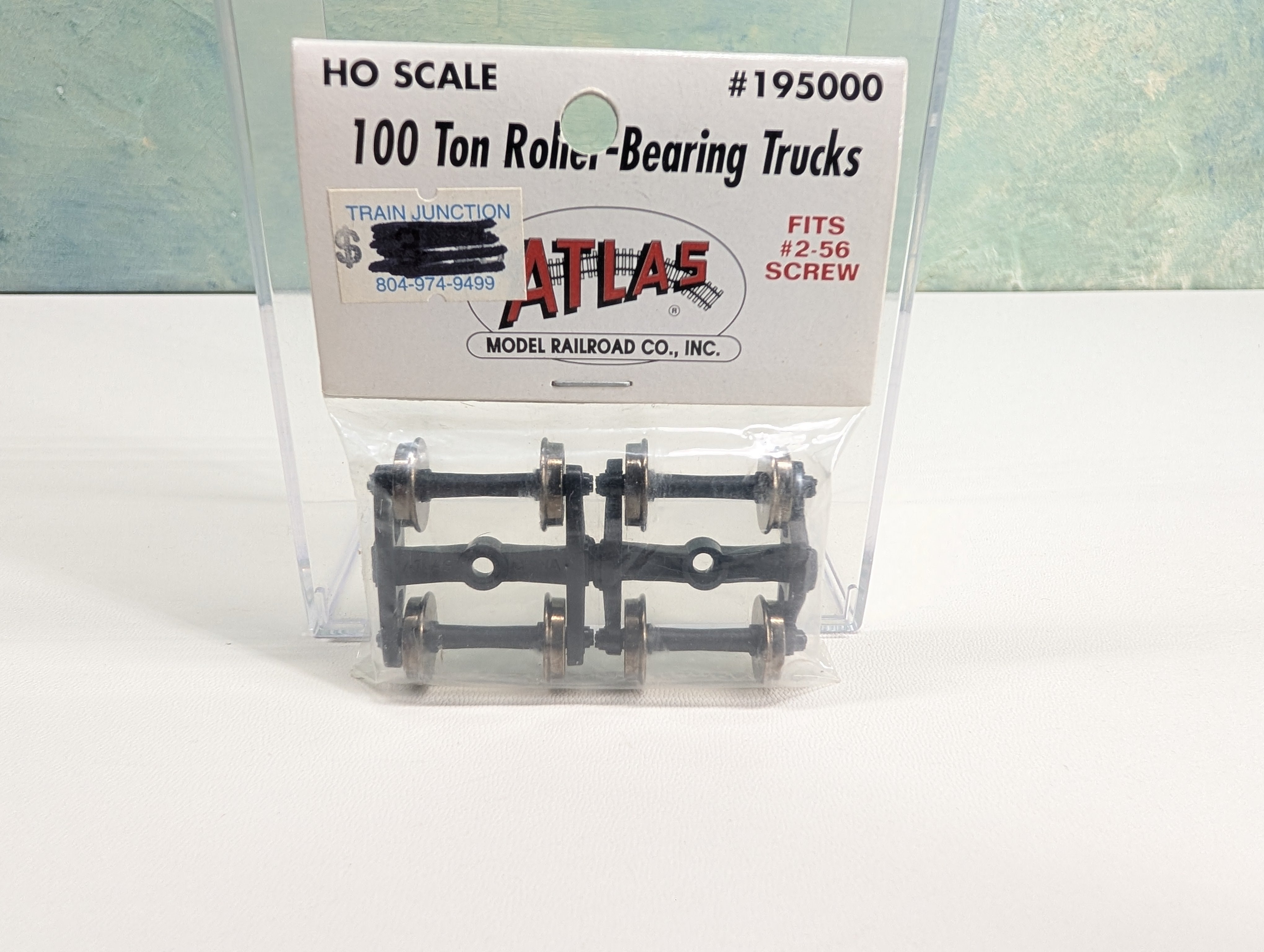 Atlas 195000 HO Scale 100 Ton Roller Bearing Trucks (2 pcs)