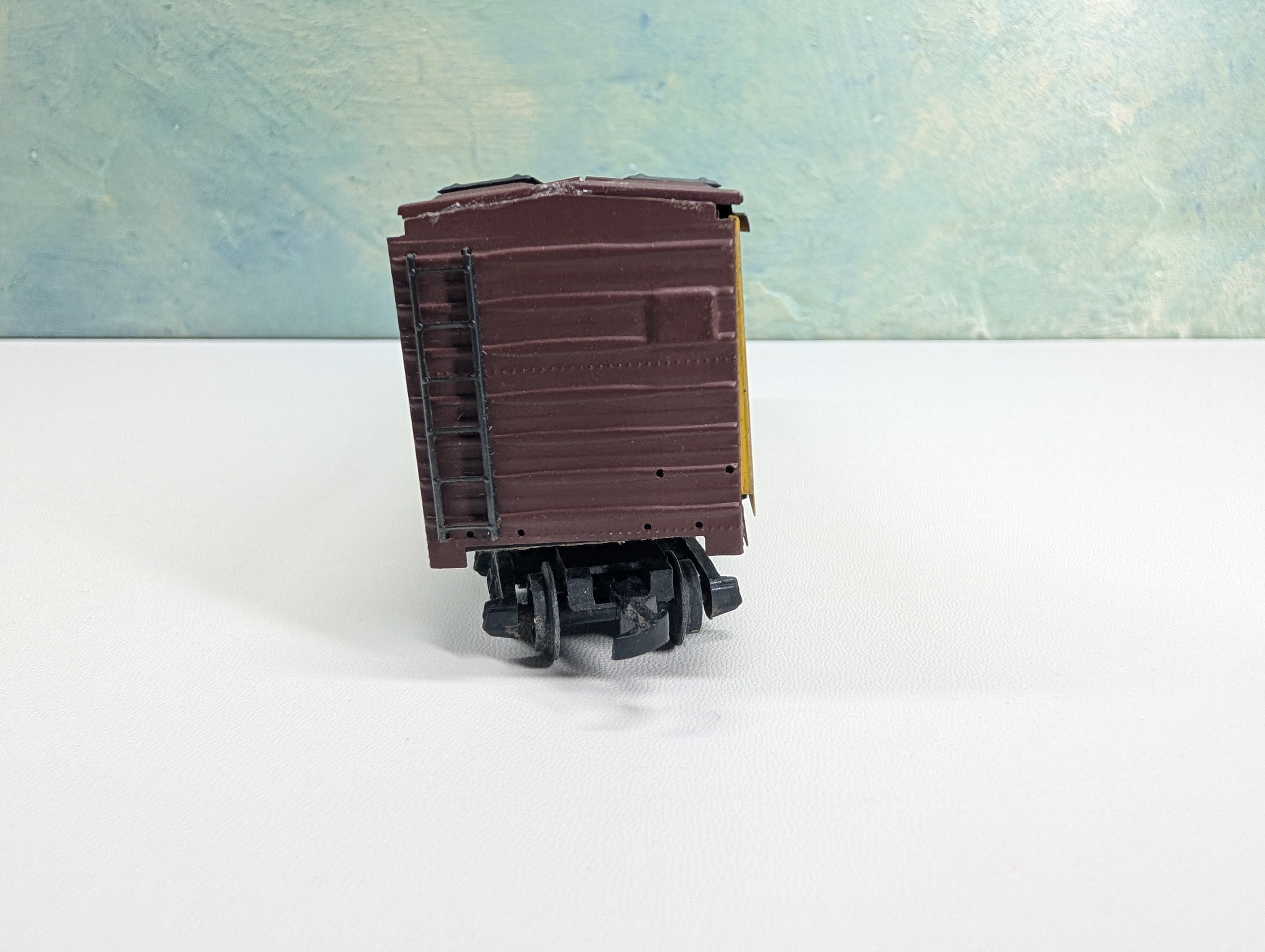 USED HO Scale Assembled Metal Wood Kit 42' Reefer Box Car American Refrigerator Transit ART #37291
