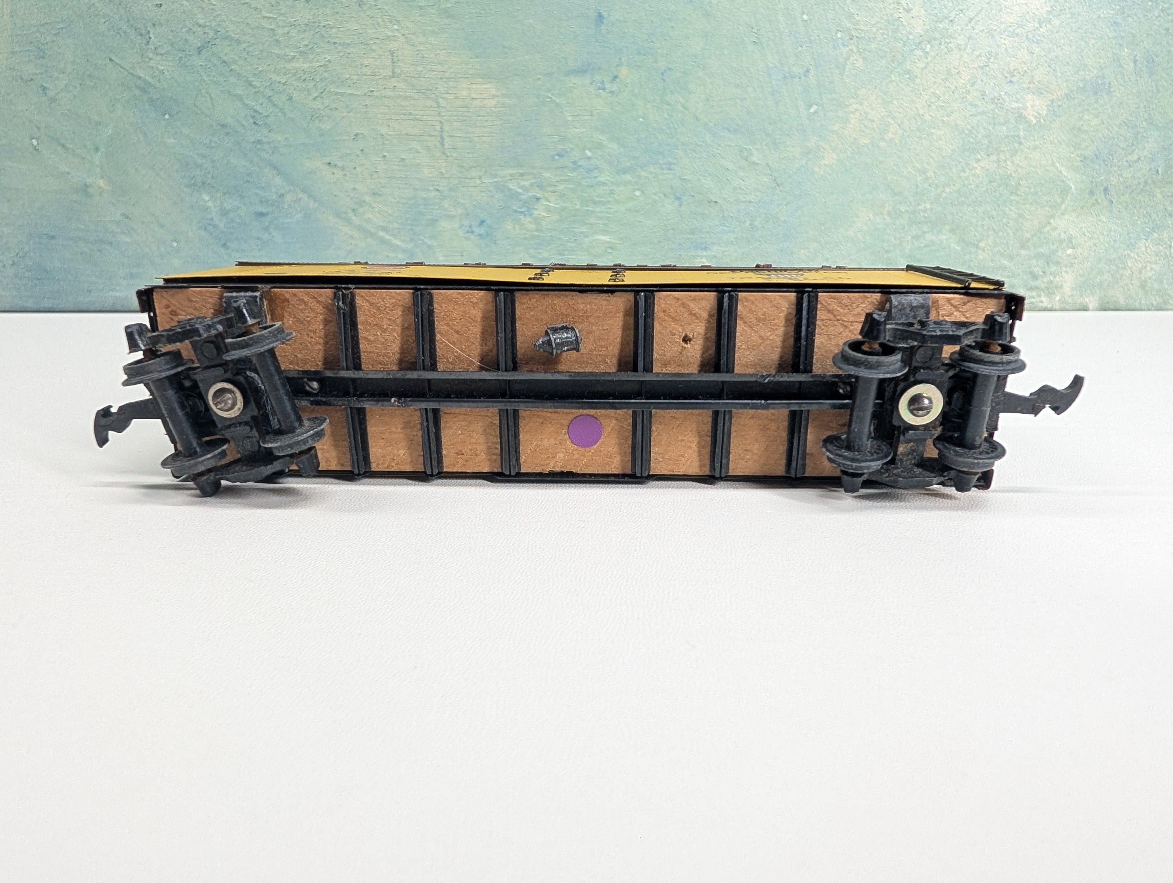USED HO Scale Assembled Metal Wood Kit 42' Reefer Box Car American Refrigerator Transit ART #37291