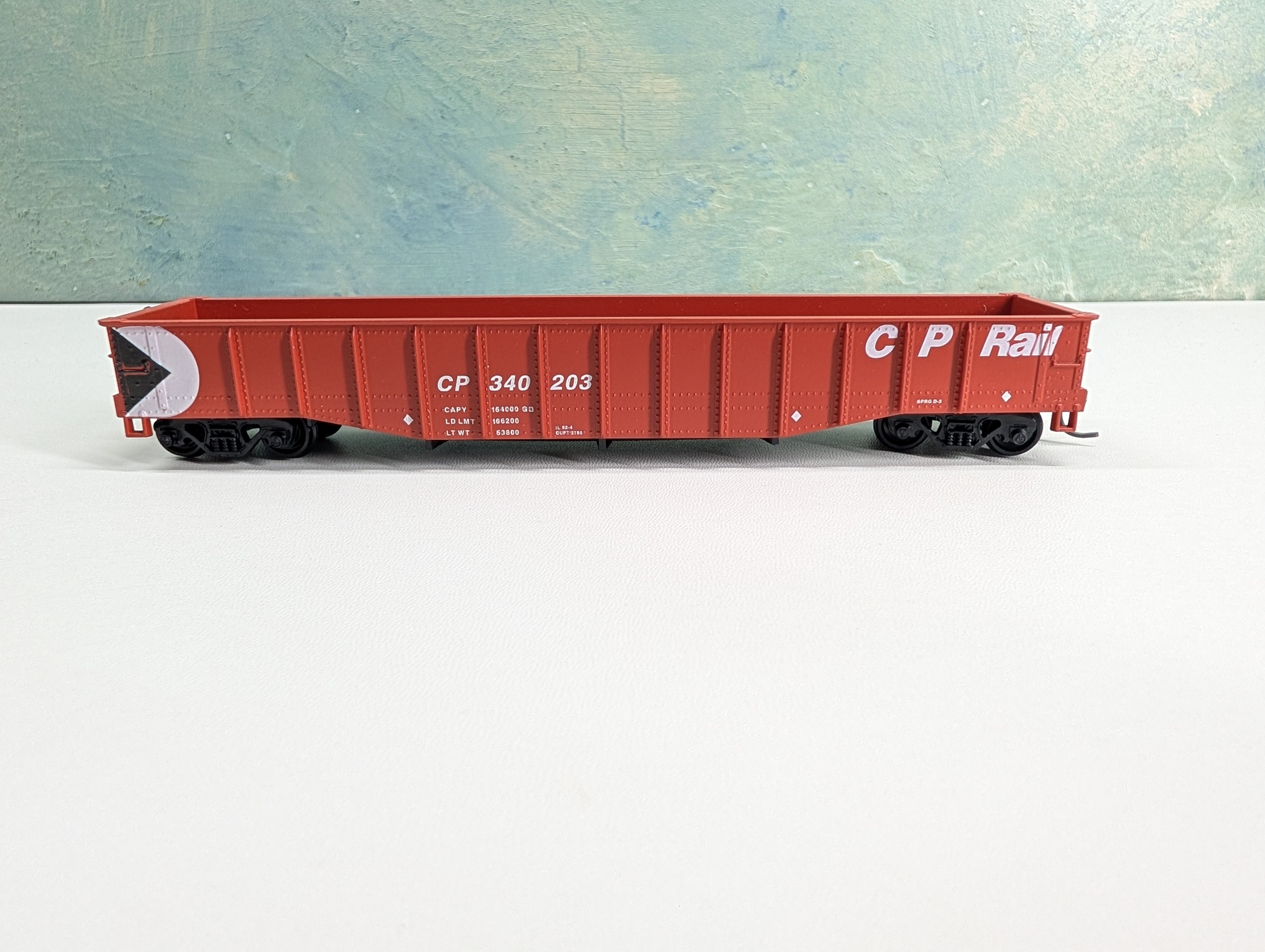 USED Athearn HO Scale Gondola CP Rail #340203