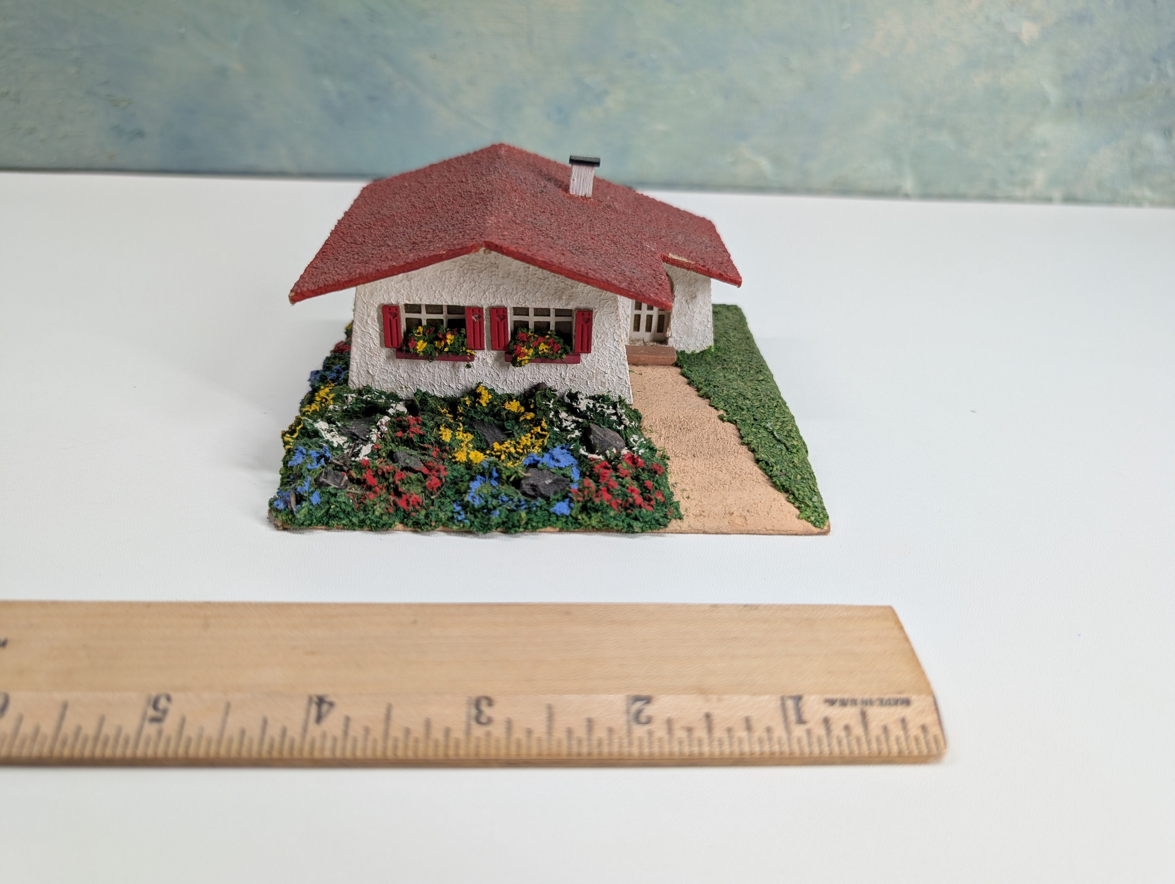 USED Rudolf Spitaler 1652359 HO Scale Villa on Hill, West Germany, German Home RARE
