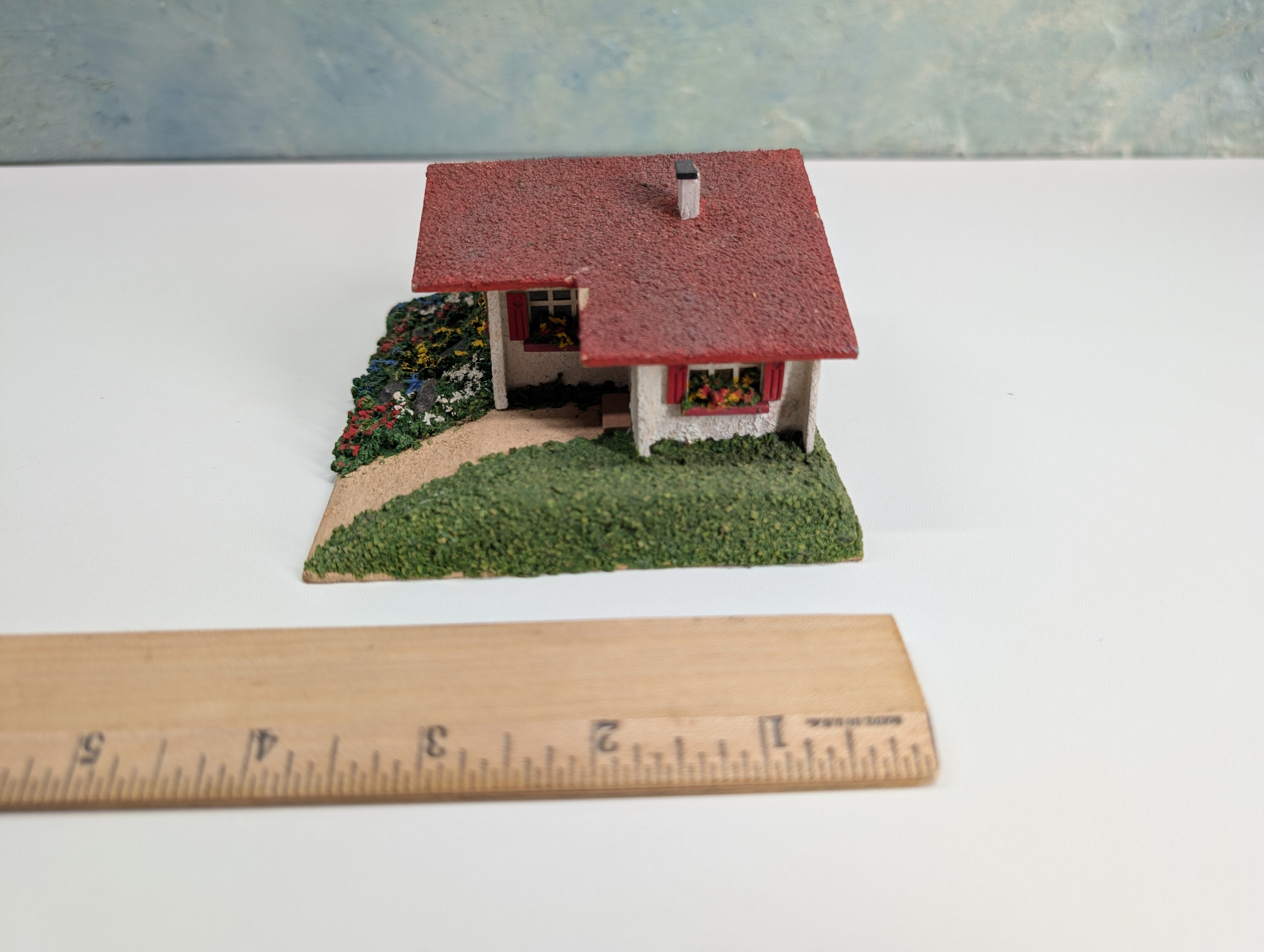 USED Rudolf Spitaler 1652359 HO Scale Villa on Hill, West Germany, German Home RARE