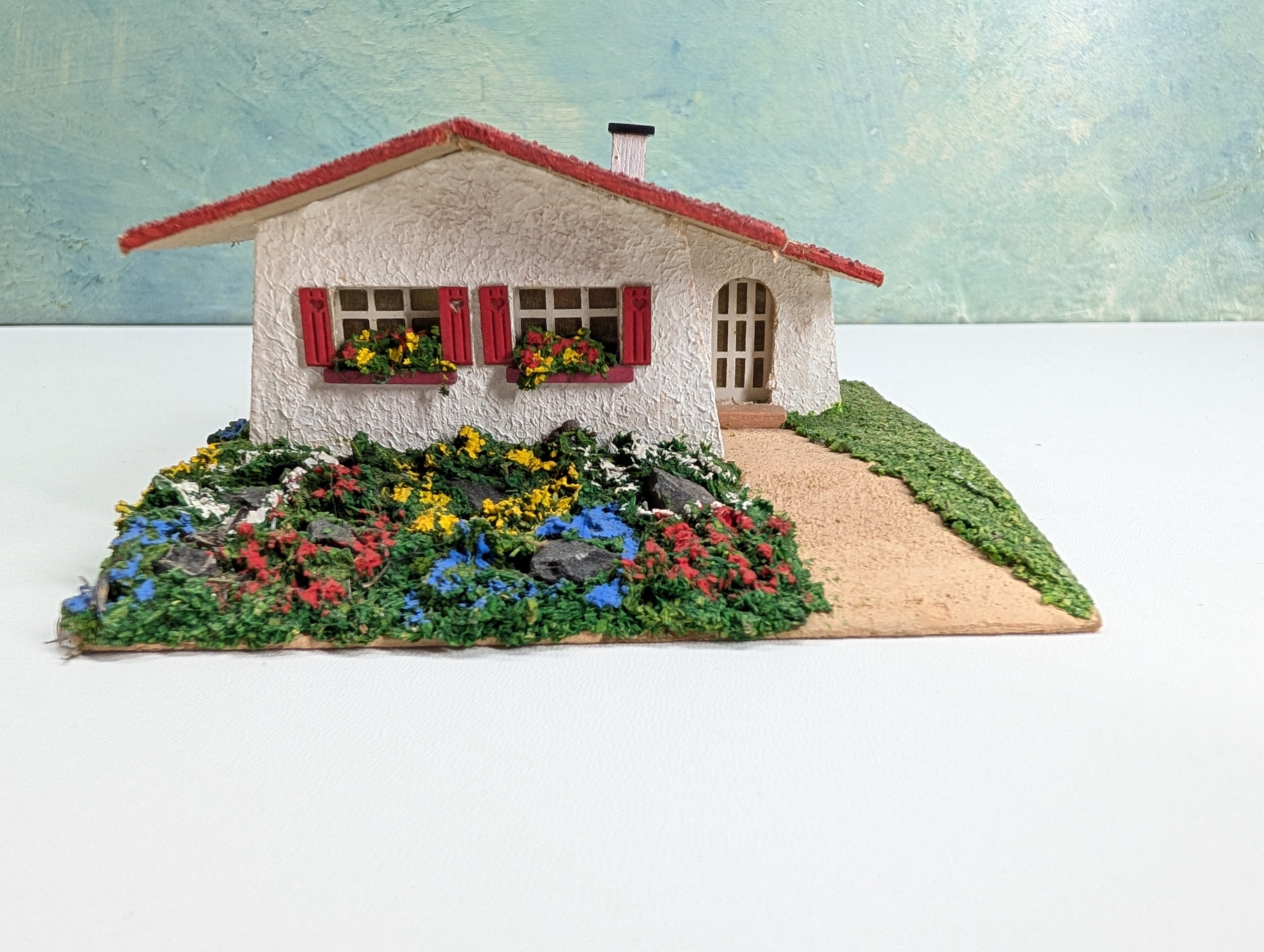 USED Rudolf Spitaler 1652359 HO Scale Villa on Hill, West Germany, German Home RARE