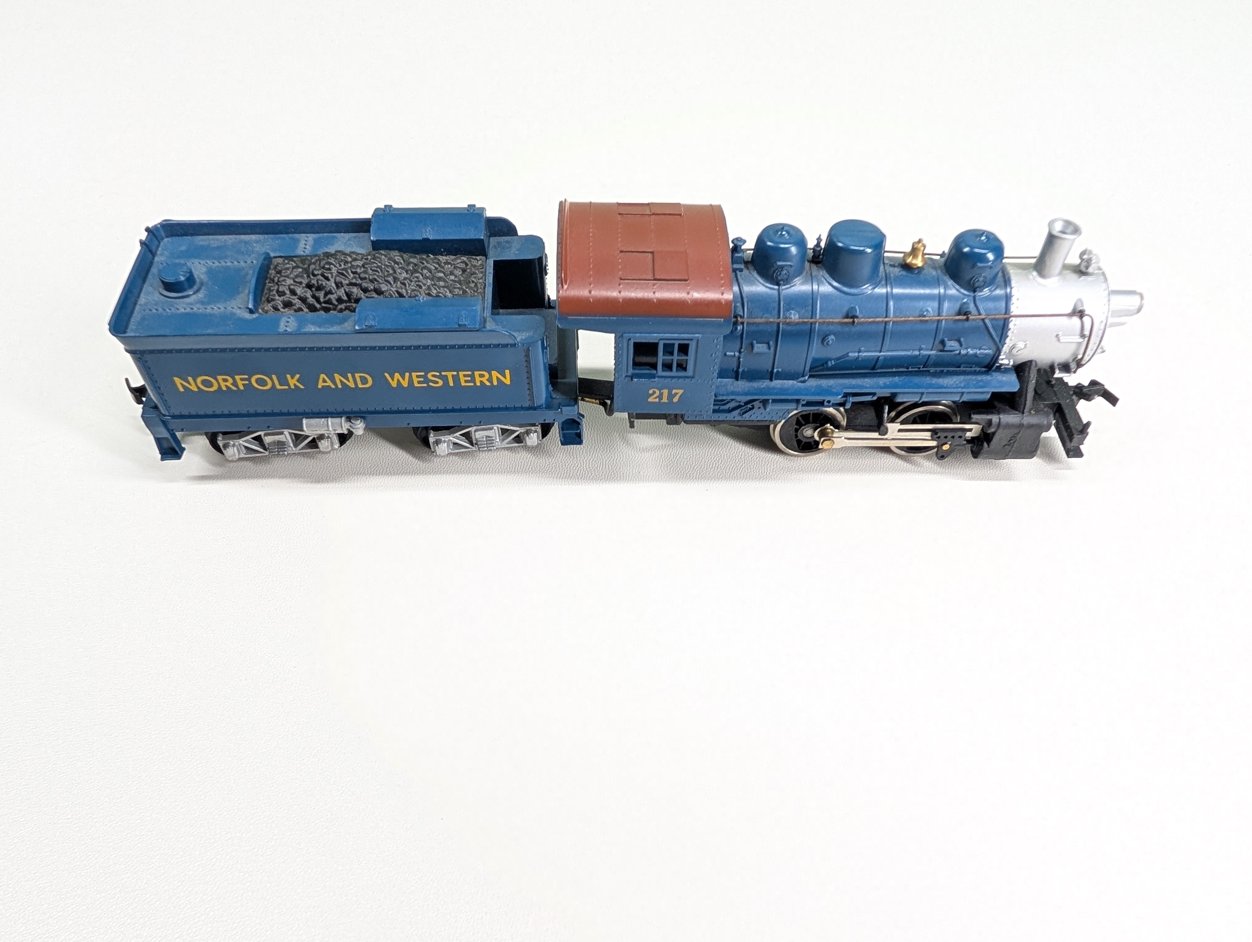 USED Mantua HO Scale 0-4-0 Steam Locomotive Norfolk and Western N&W #217 Tested! DC