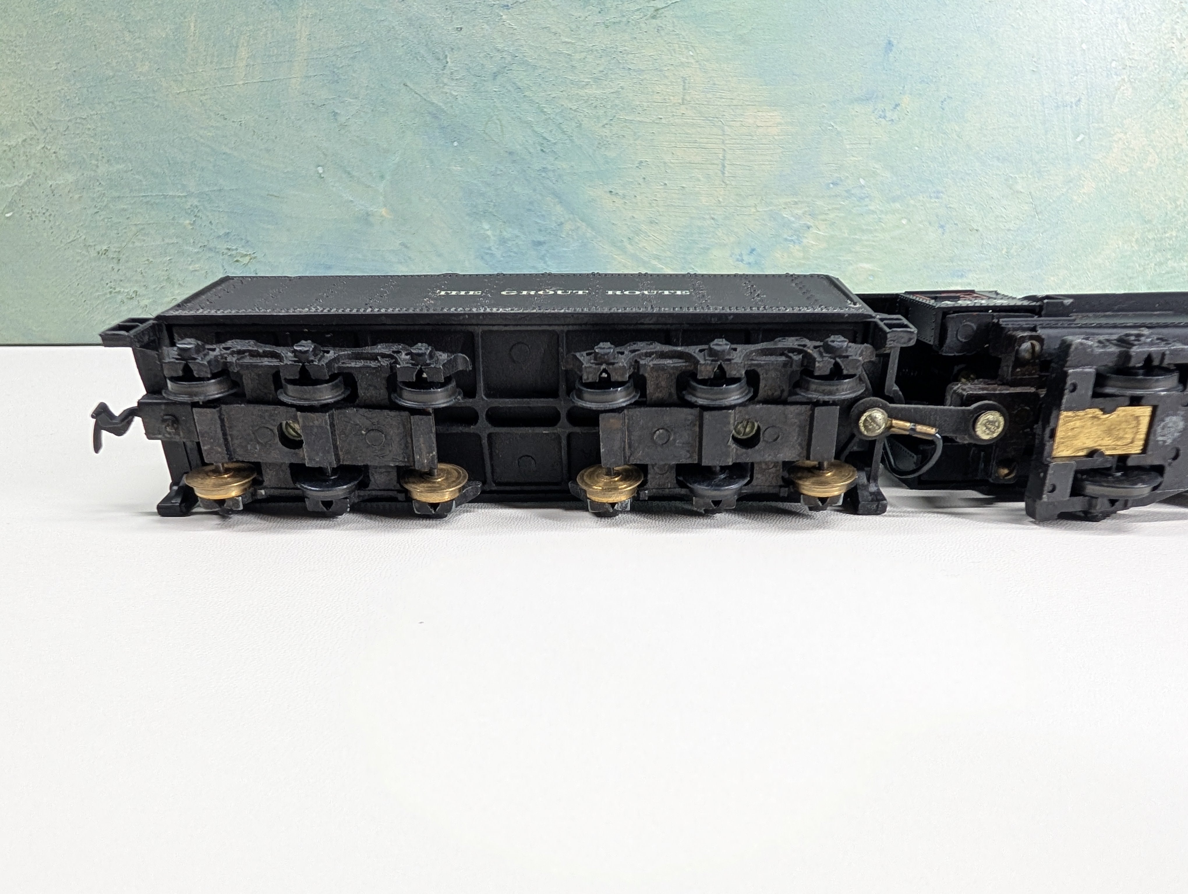 USED Mantua HO Scale 4-6-2 Steam Locomotive The Grout Route #4073 Parts/Repairs DC