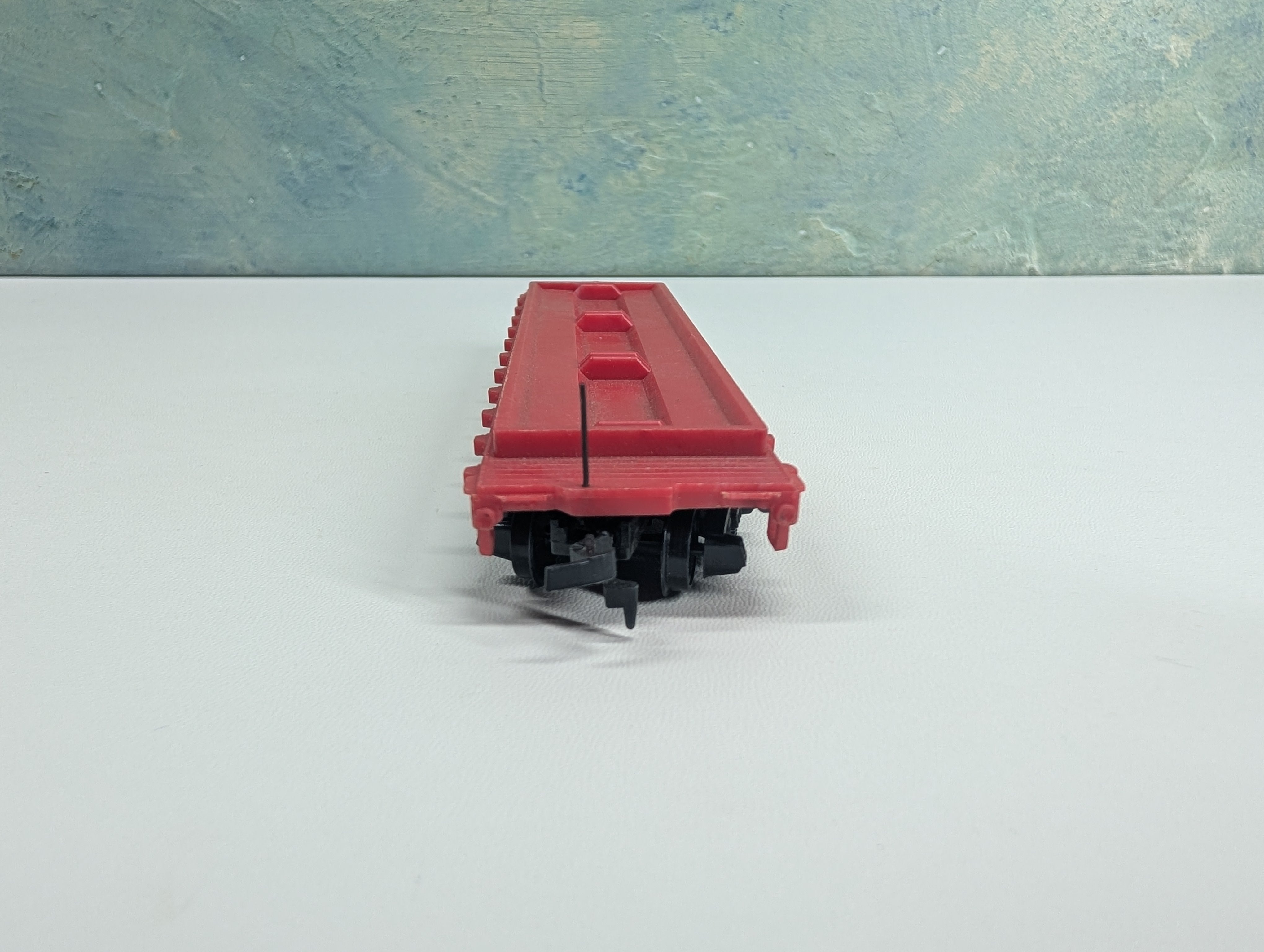 USED Tyco HO Scale 40' Flat Car Great Northern