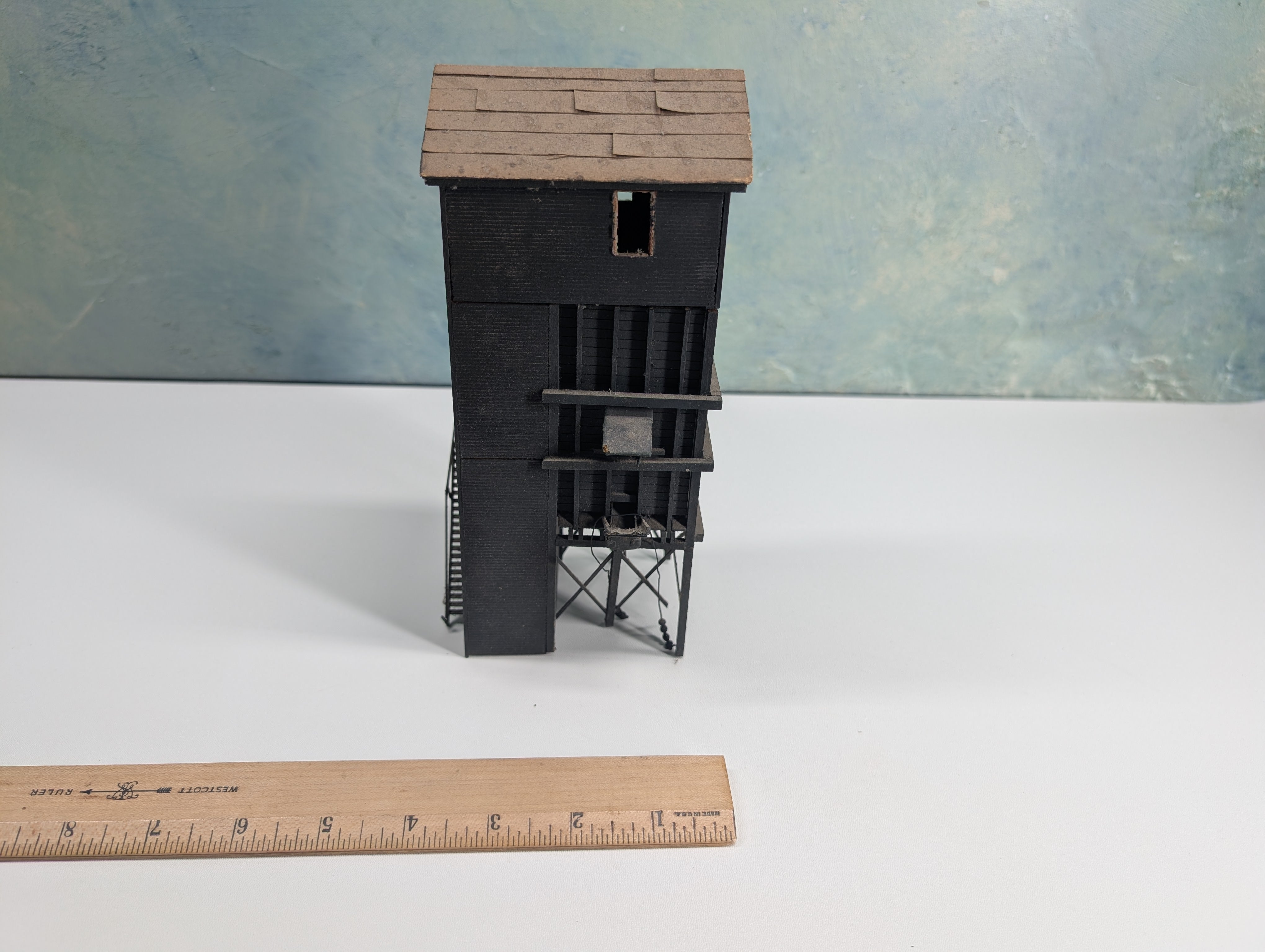 USED HO Scale Scratch Built Coaling Station