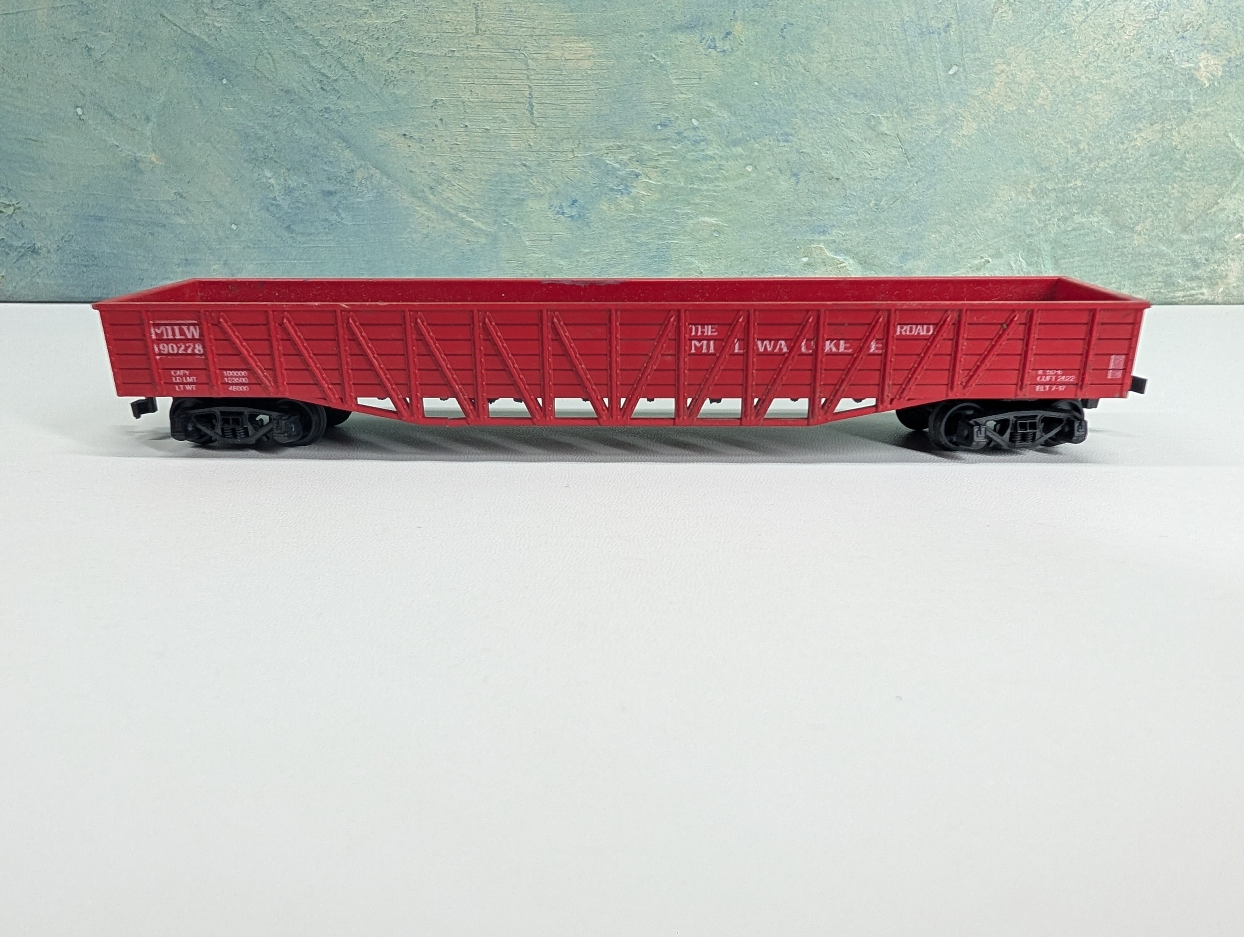 USED ROCO HO Scale 50' OB Gondola Milwaukee Road MILW #90278