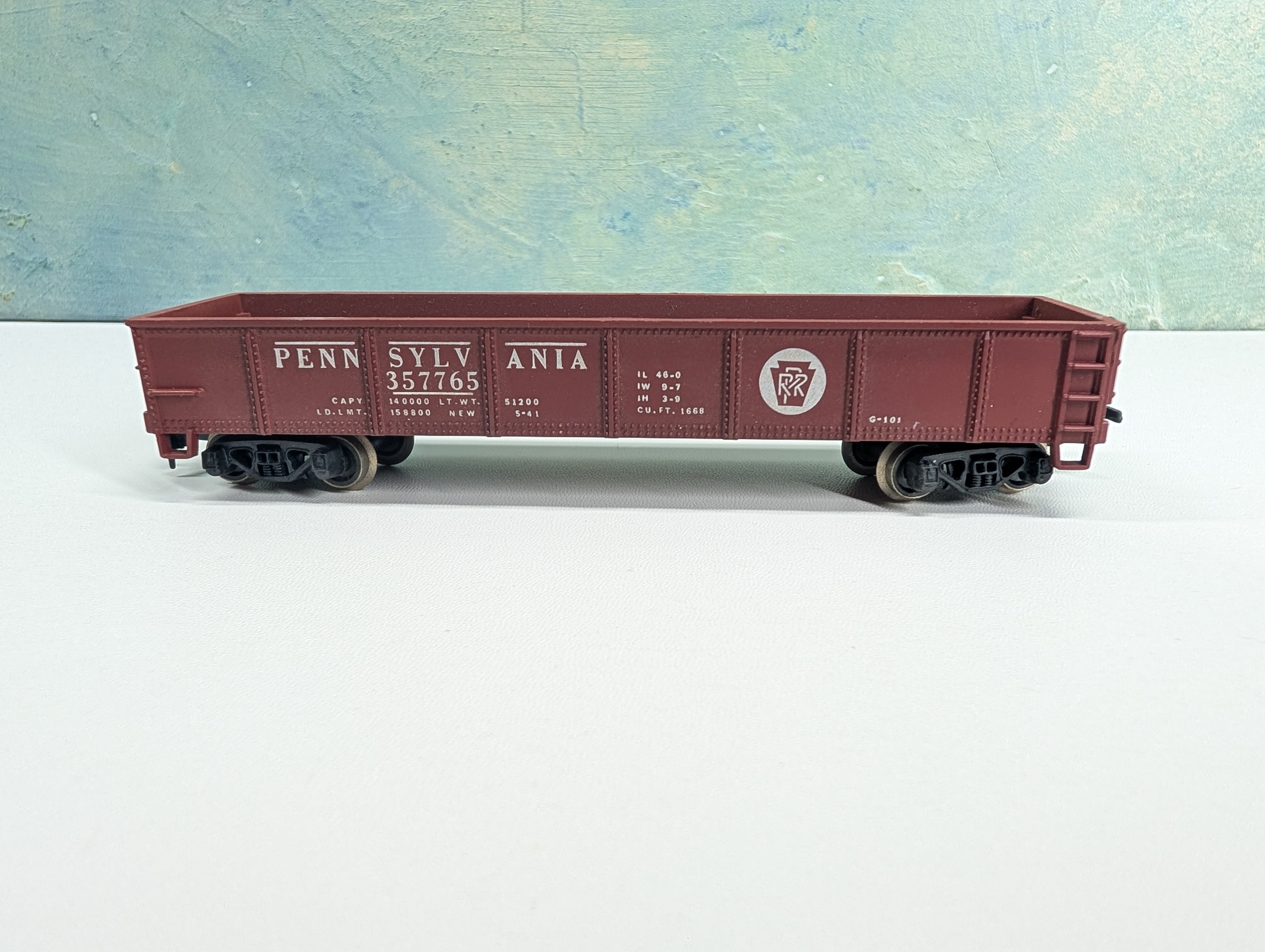 USED AHM HO Scale 40' Gondola Pennsylvania PRR #357765