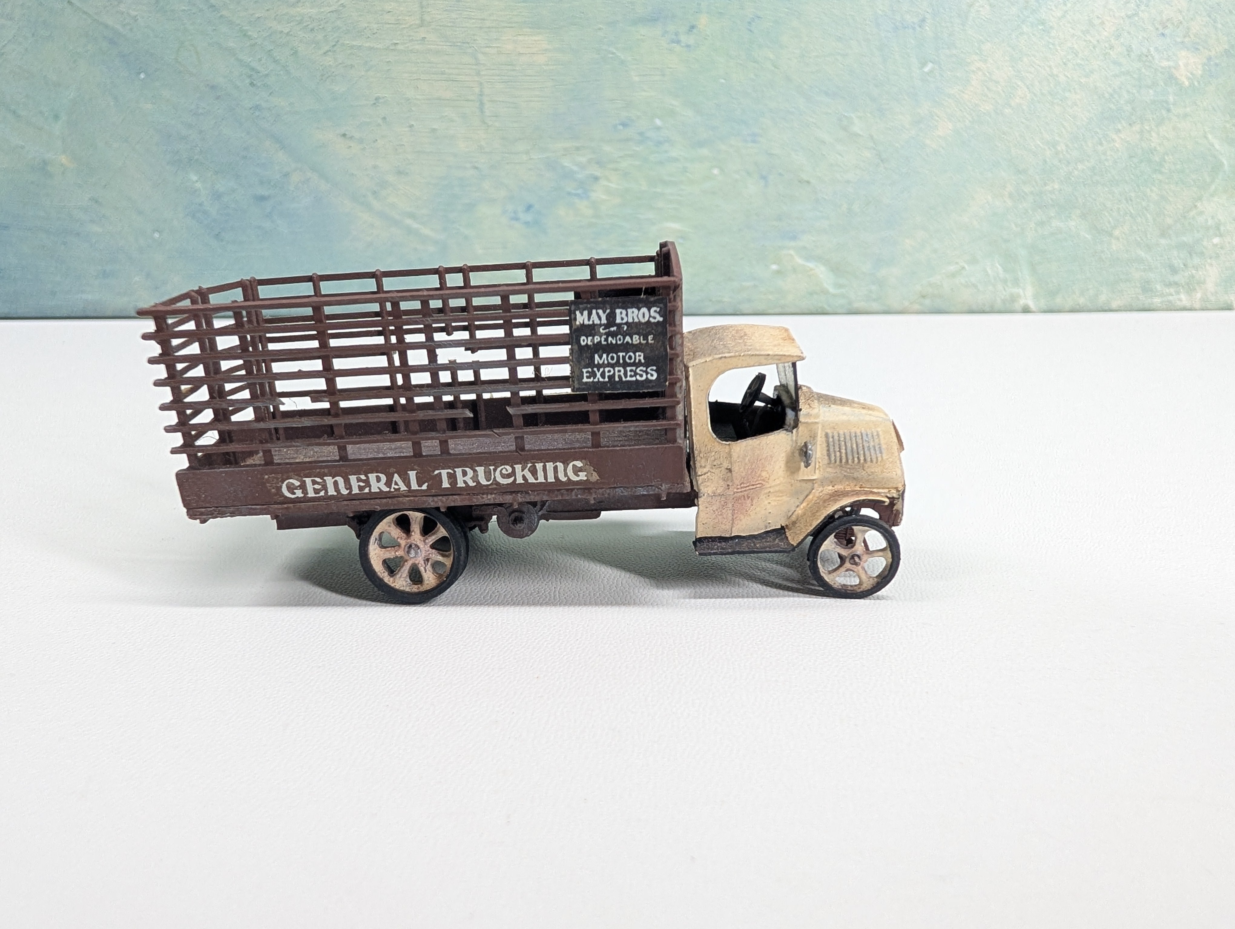 USED HO Scale May Bros. Old Time Stake Truck