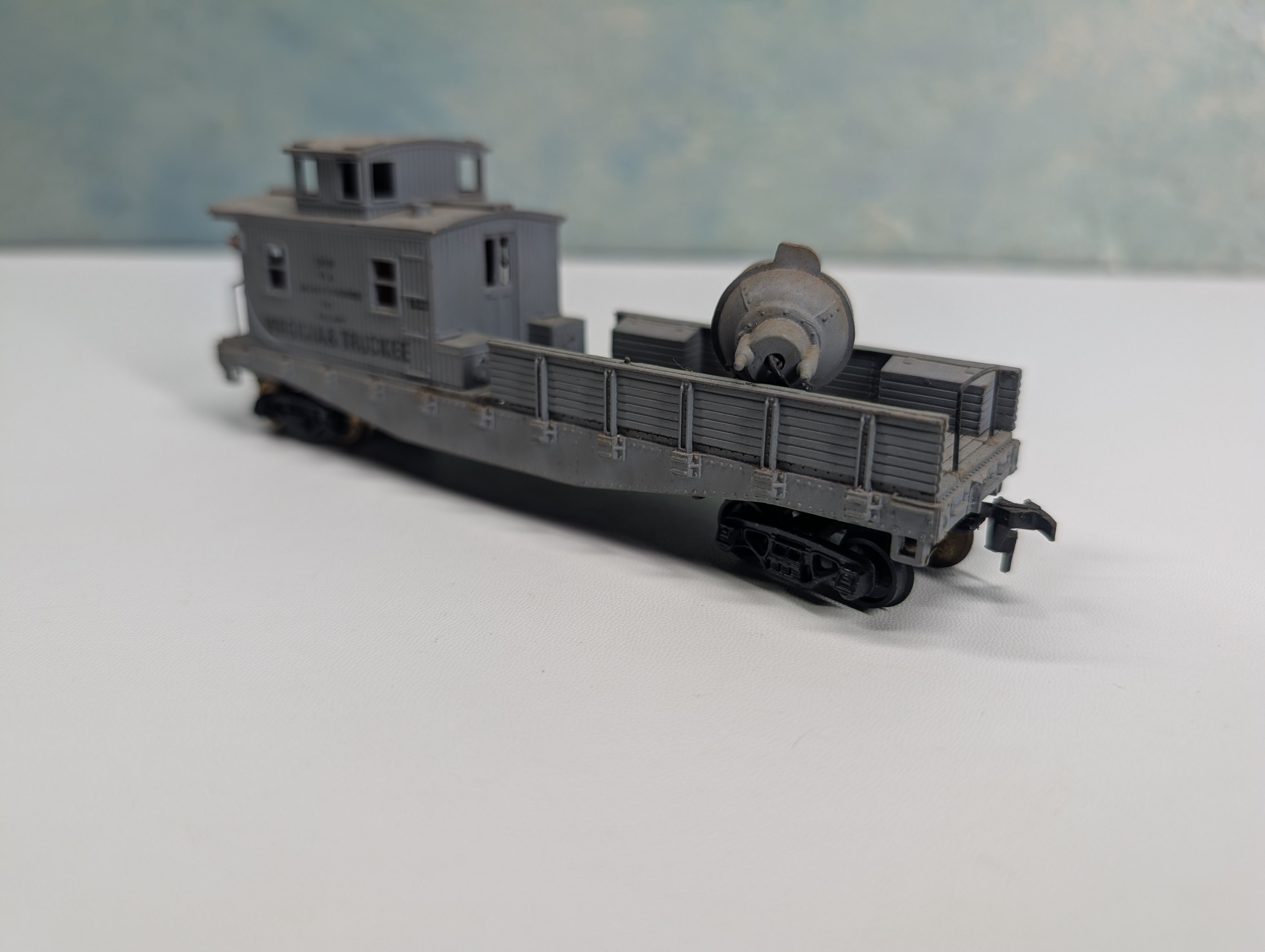 USED Life-Like HO Scale Searchlight Car Virginia and Truckee Railroad Tested!