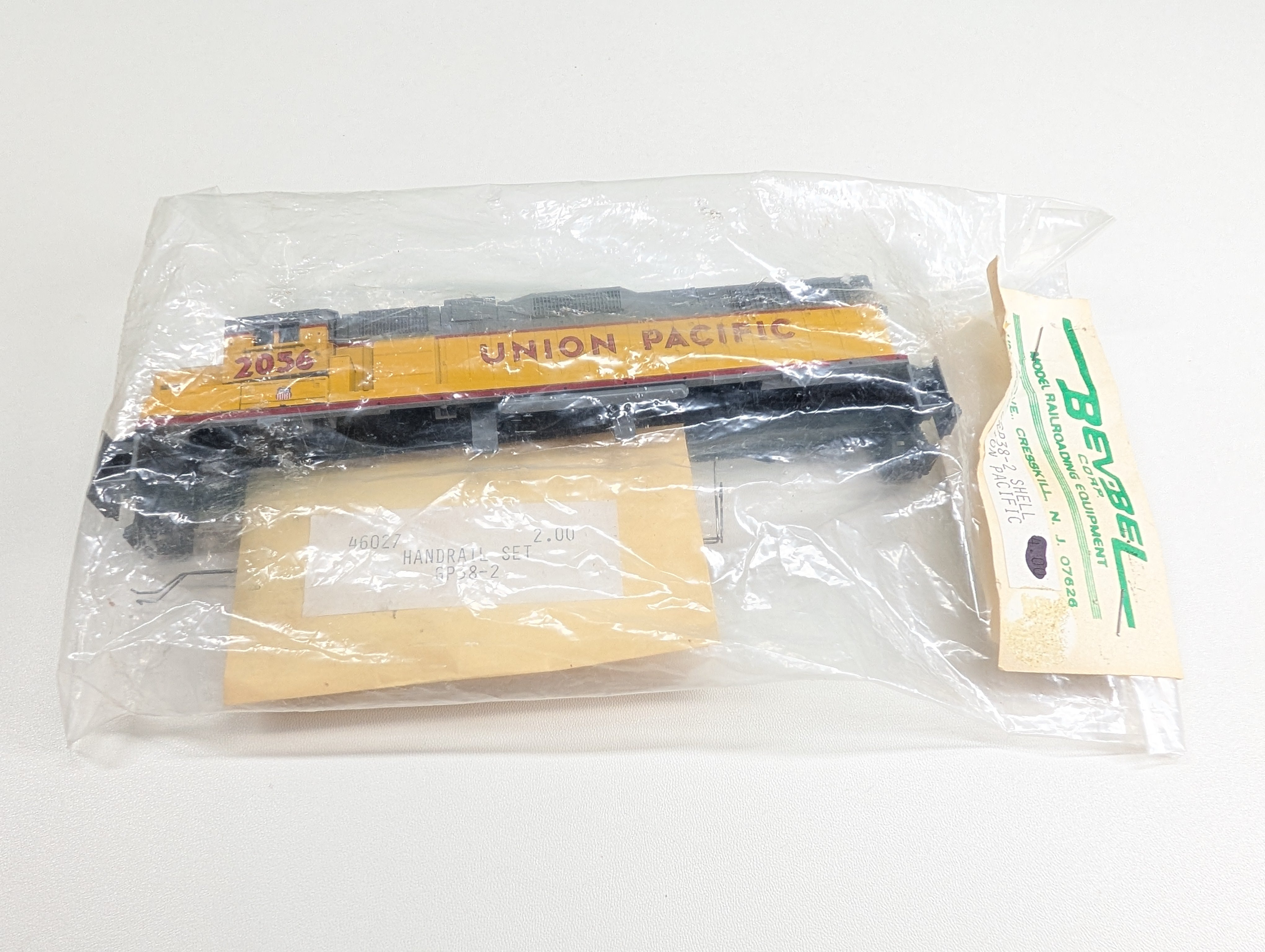 Athearn 46610 HO Scale Bev-Bel GP38-2 Diesel Locomotive Shell Only Union Pacific UP #2056