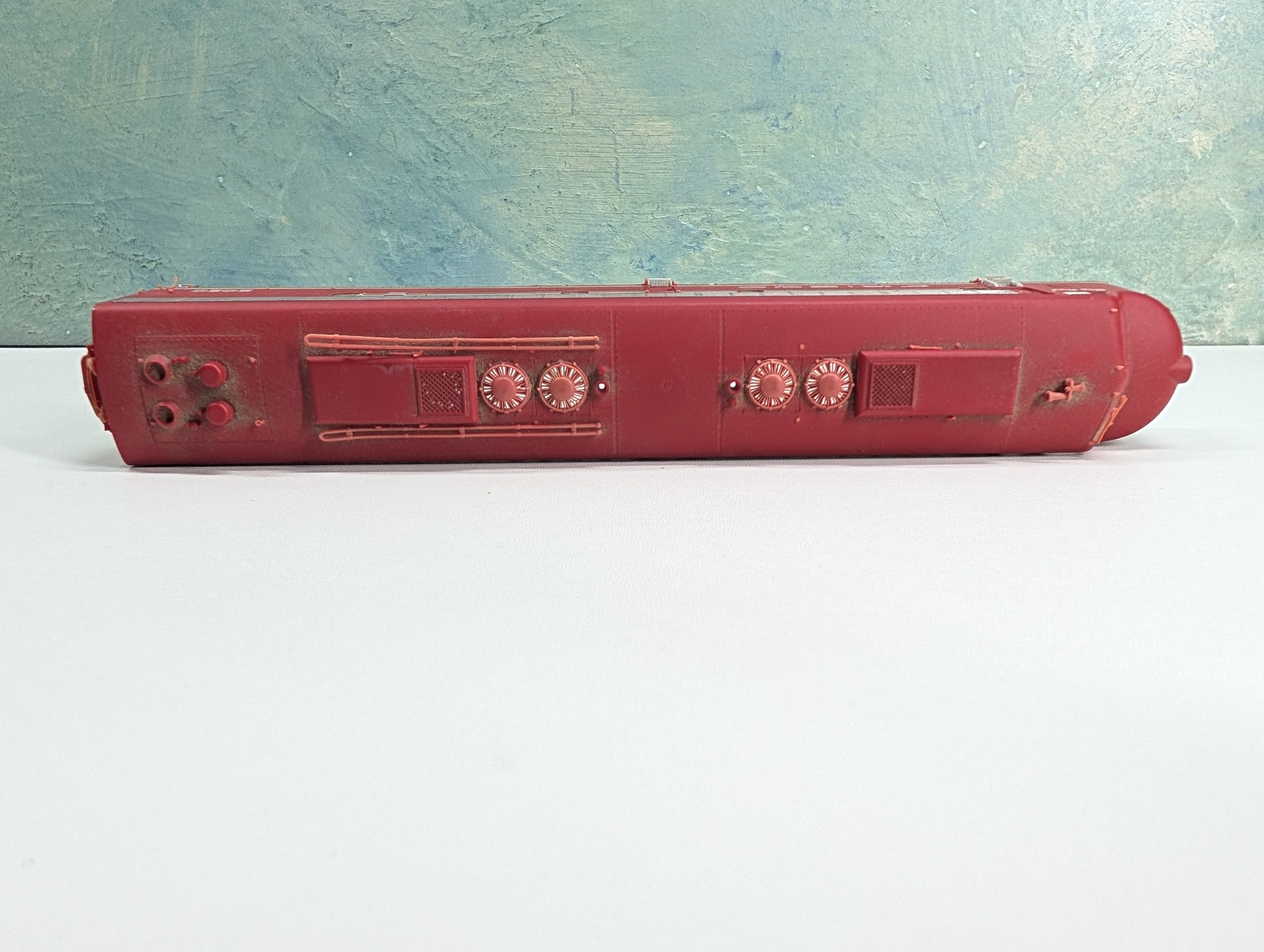 USED Life-Like HO Scale Proto 2000 E8A Diesel Locomotive Shell Only Frisco Big Red #2020