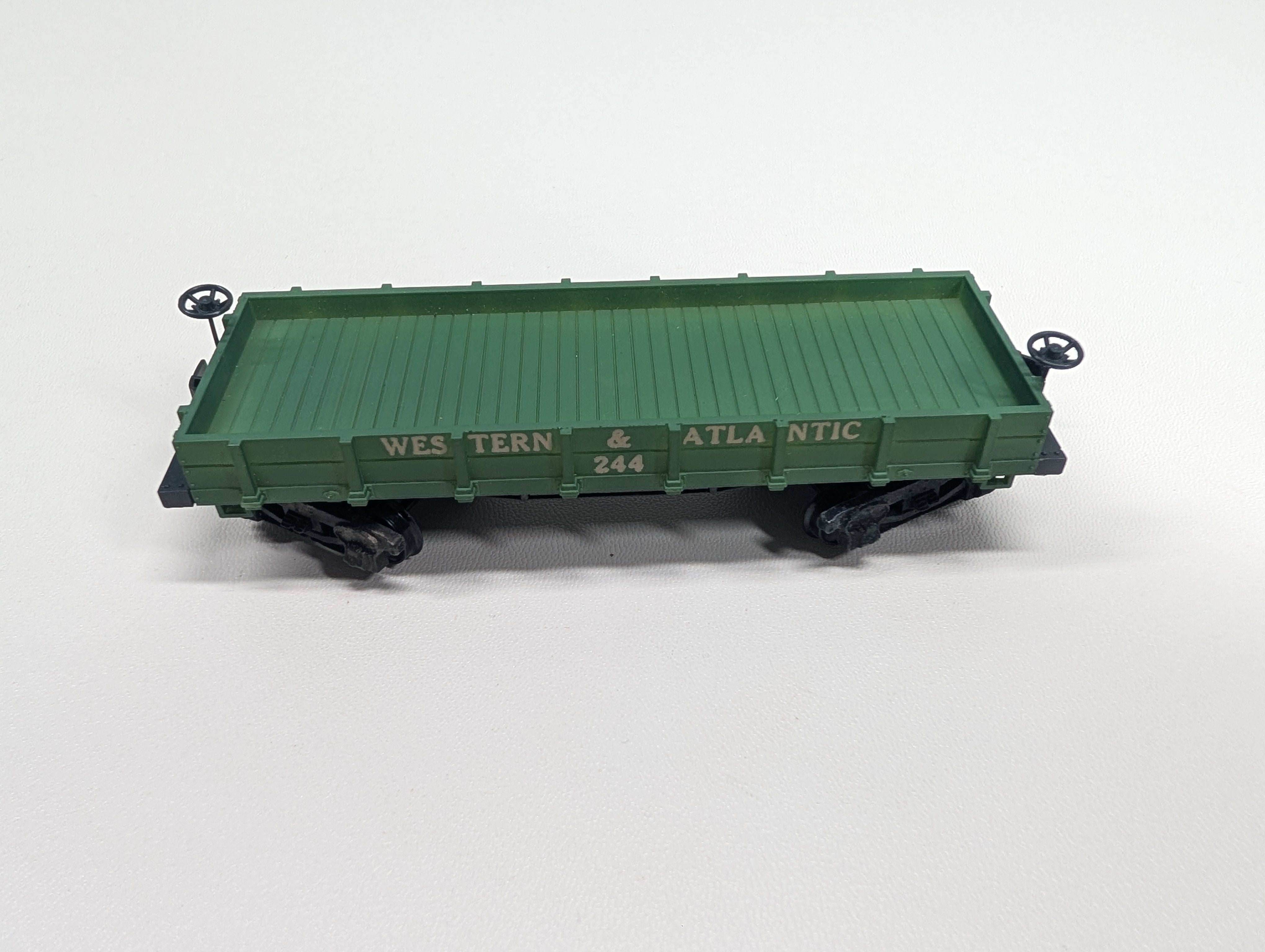 USED Mantua HO Scale Old Time Flat Car Western & Atlantic #244