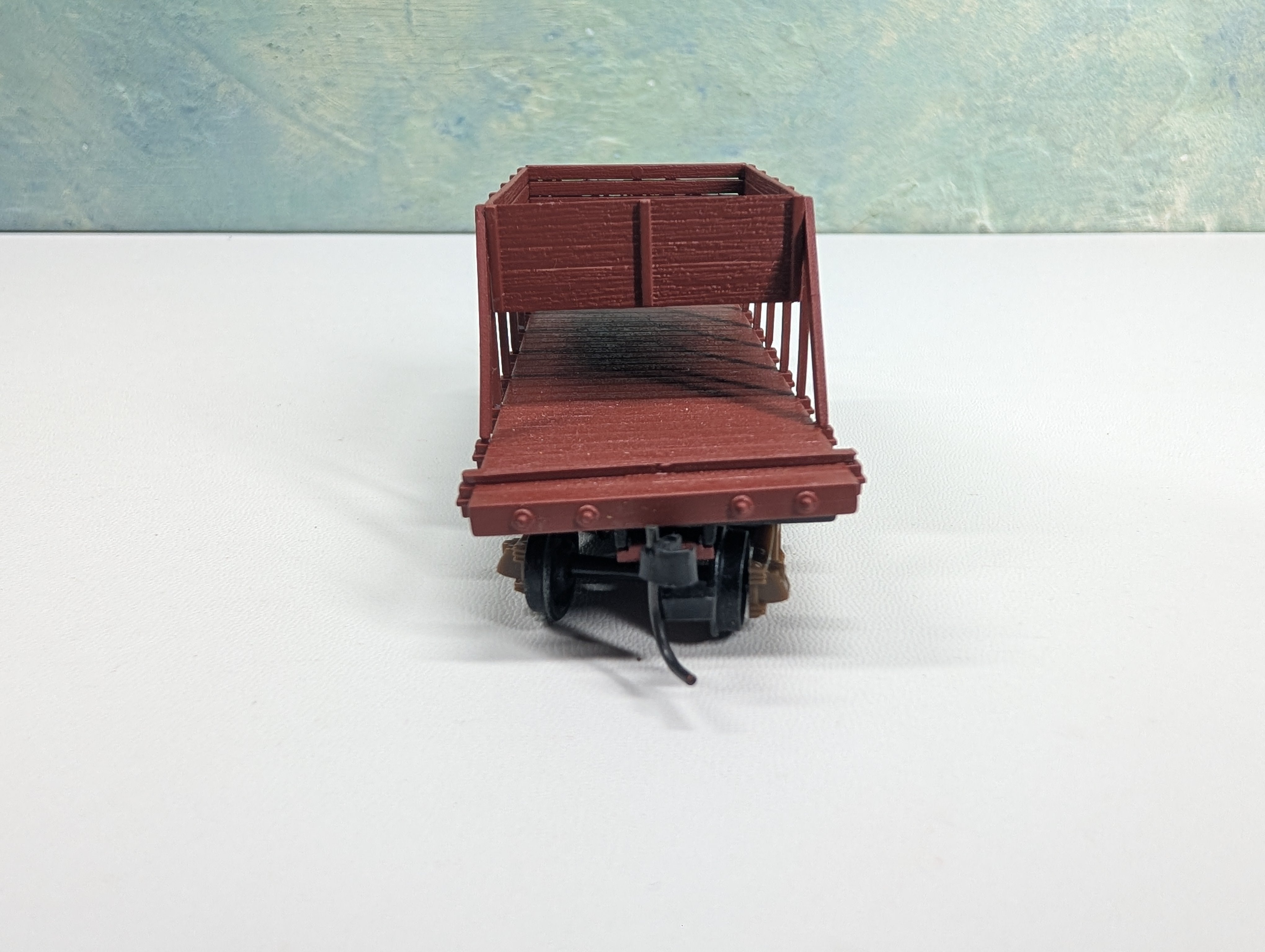 USED HO Scale Old Time Flat Car w/ Raised Level DL&W MOWX #534