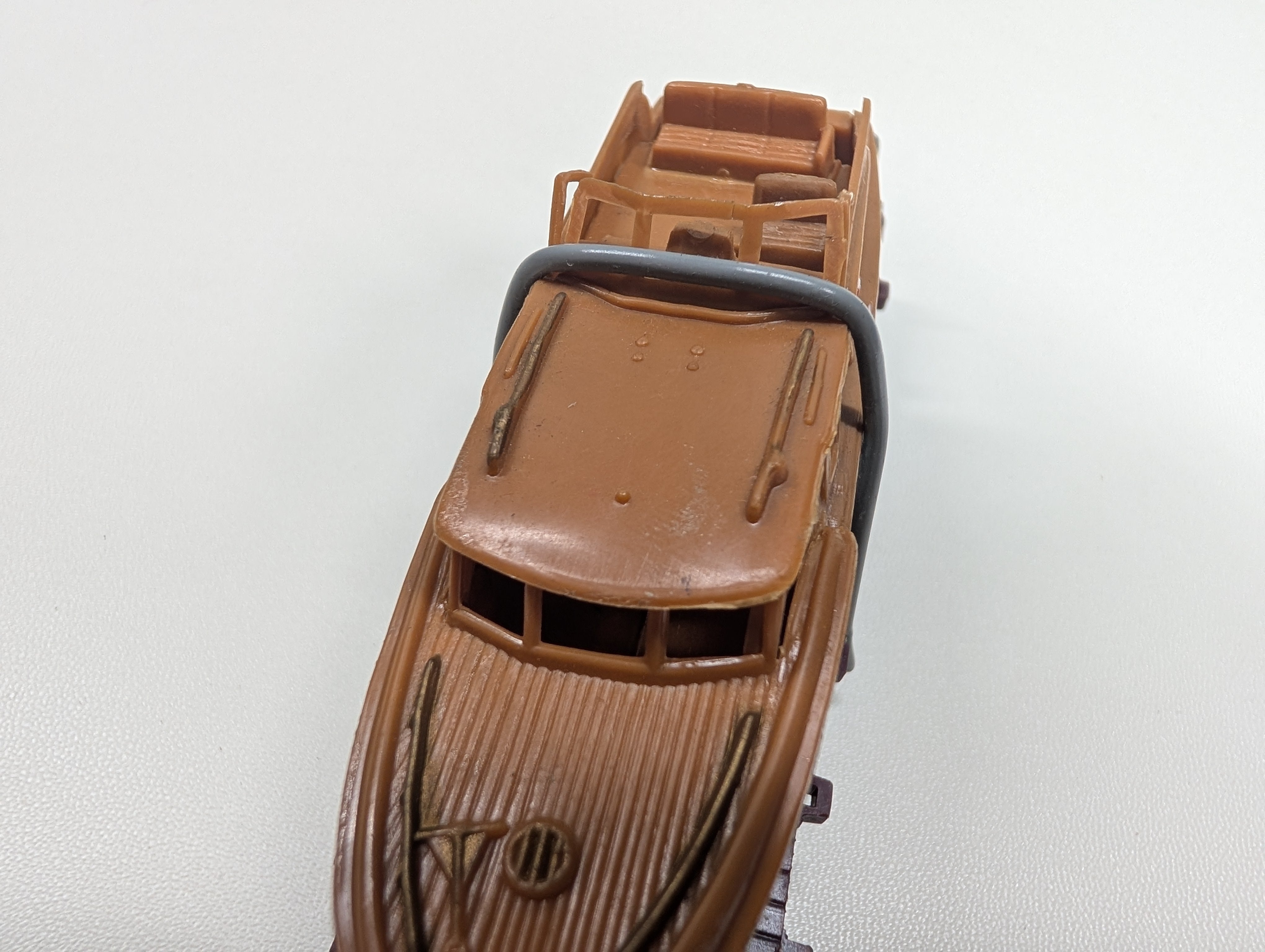 USED Marx HO Scale Flat Car w/ Boat Erie #6028 RARE
