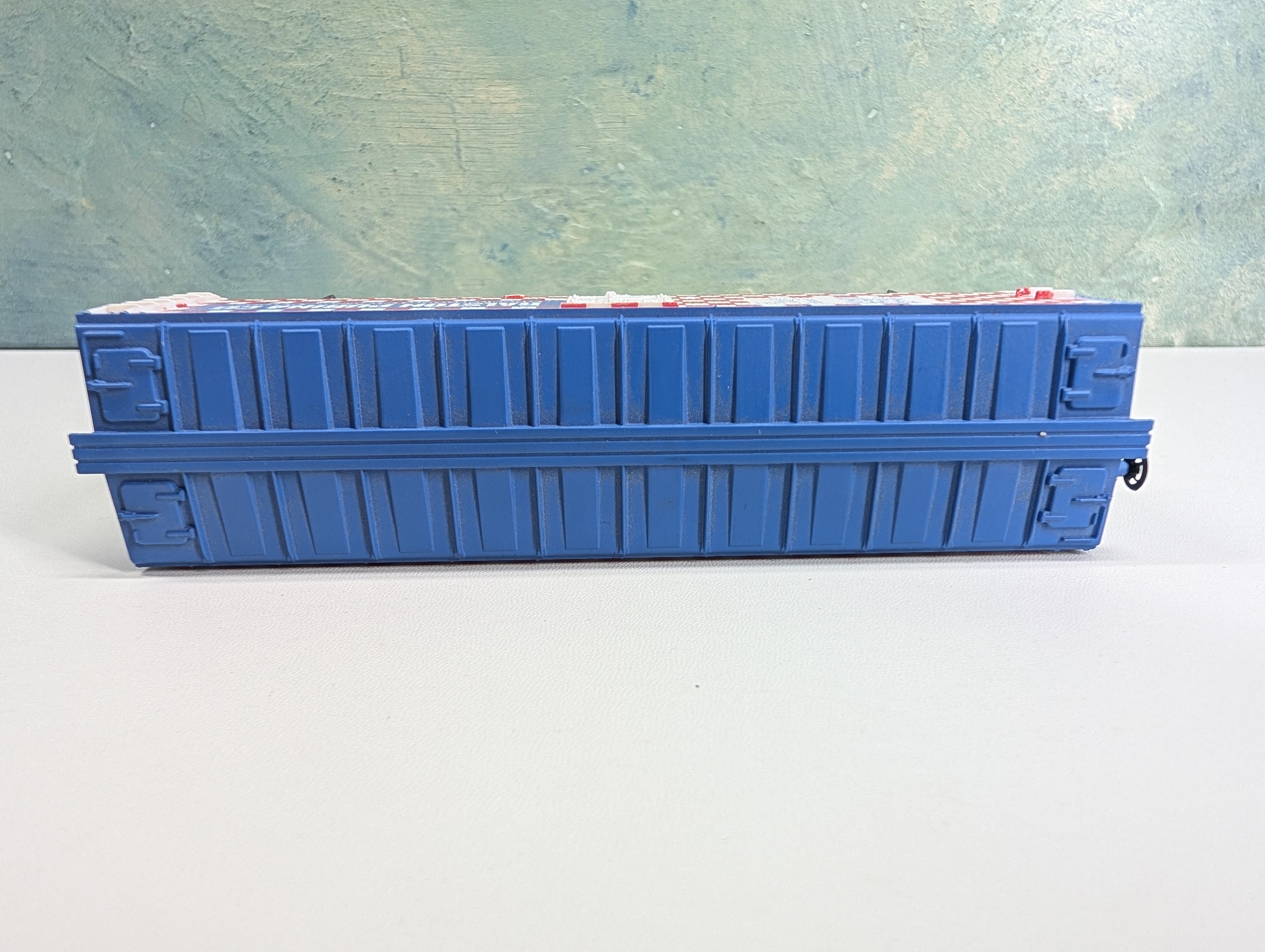 USED Tyco HO Scale 40' Reefer Ralston Purina MRS #4554 Upgraded Trucks
