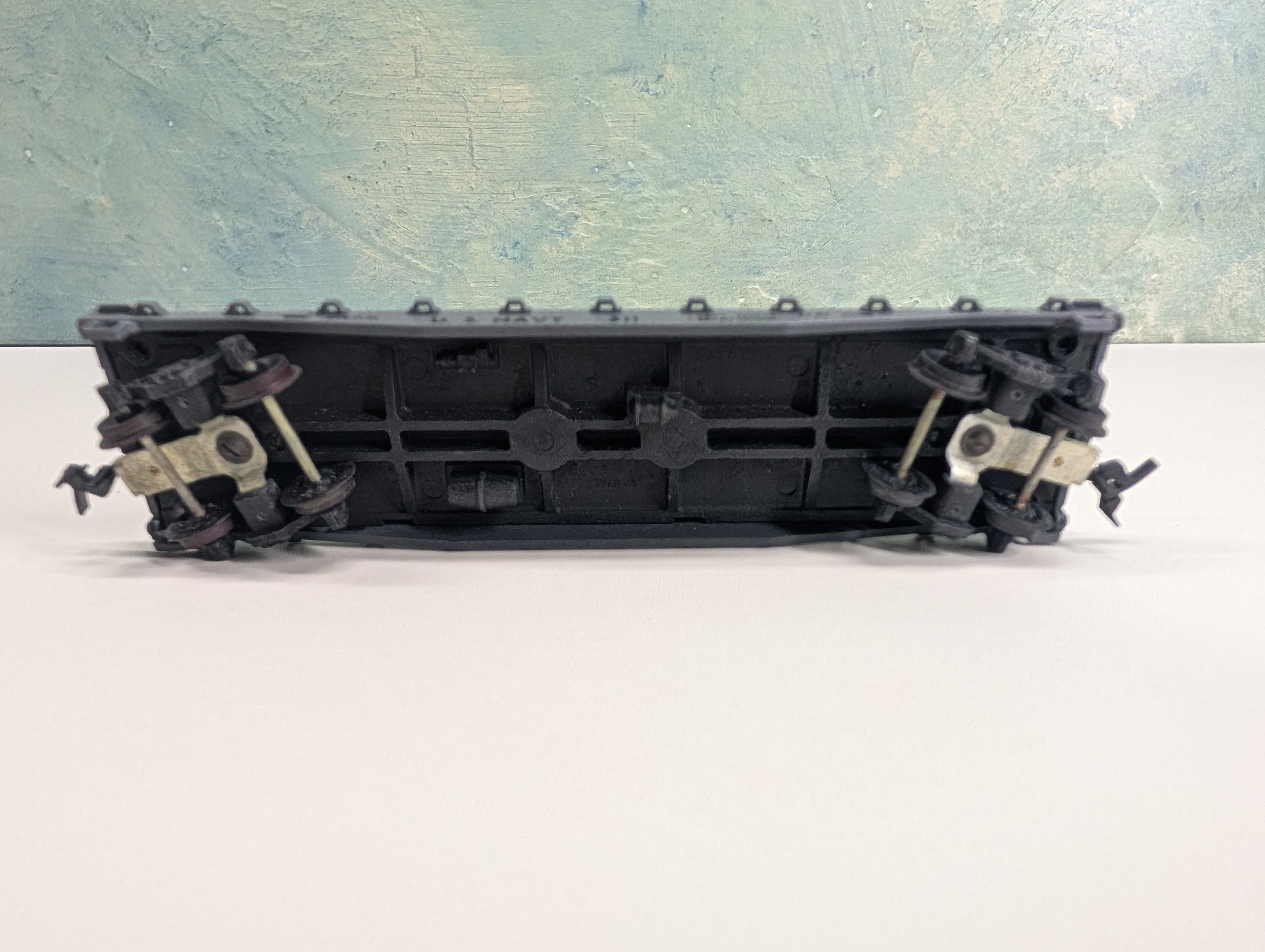 USED Mantua HO Scale 41' Flat Car w/ Brake Wheel! US Navy #311