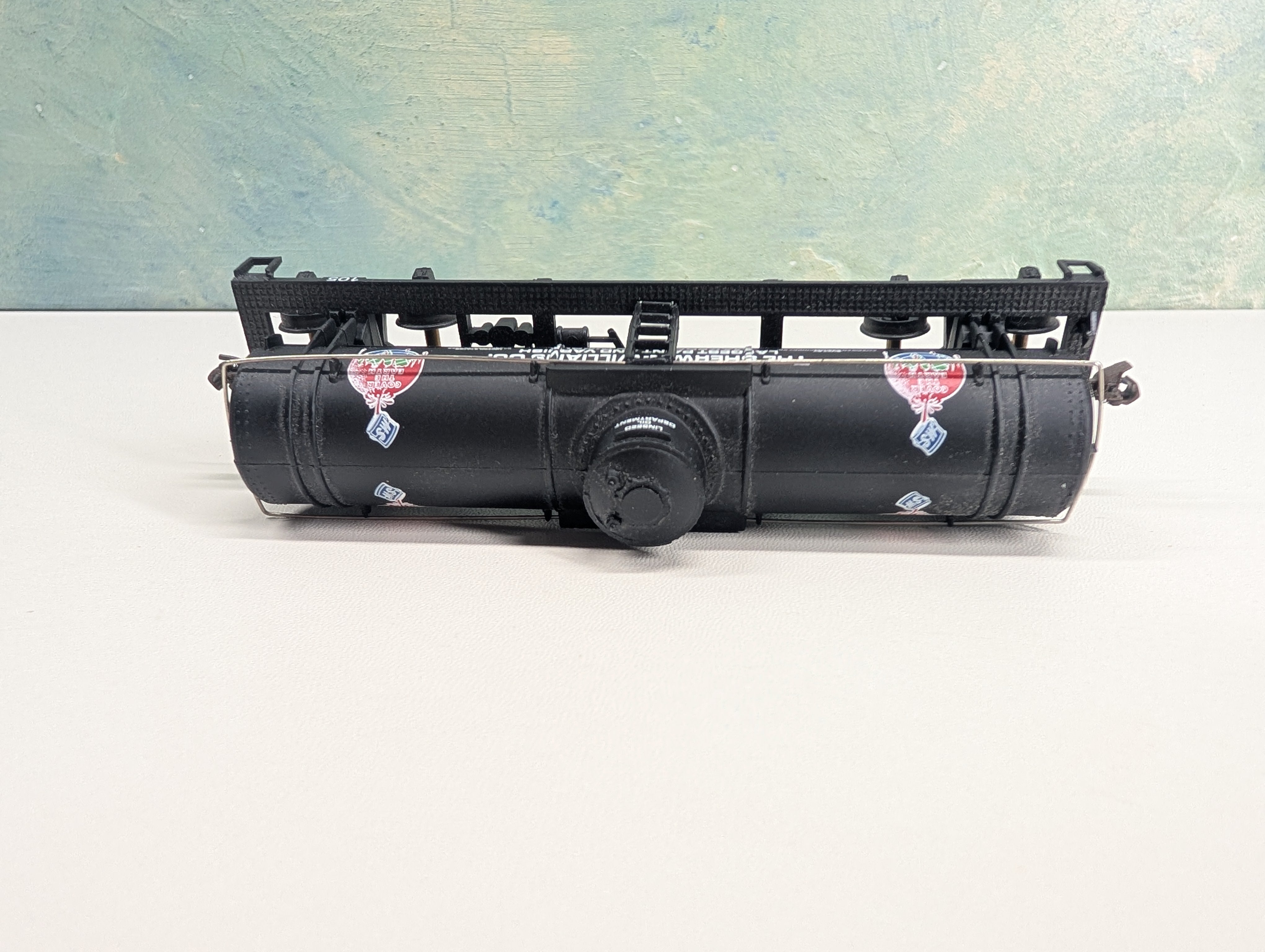 USED Mantua 732-308 HO Scale Heavy Single Dome Tank Car Sherwin Williams #105