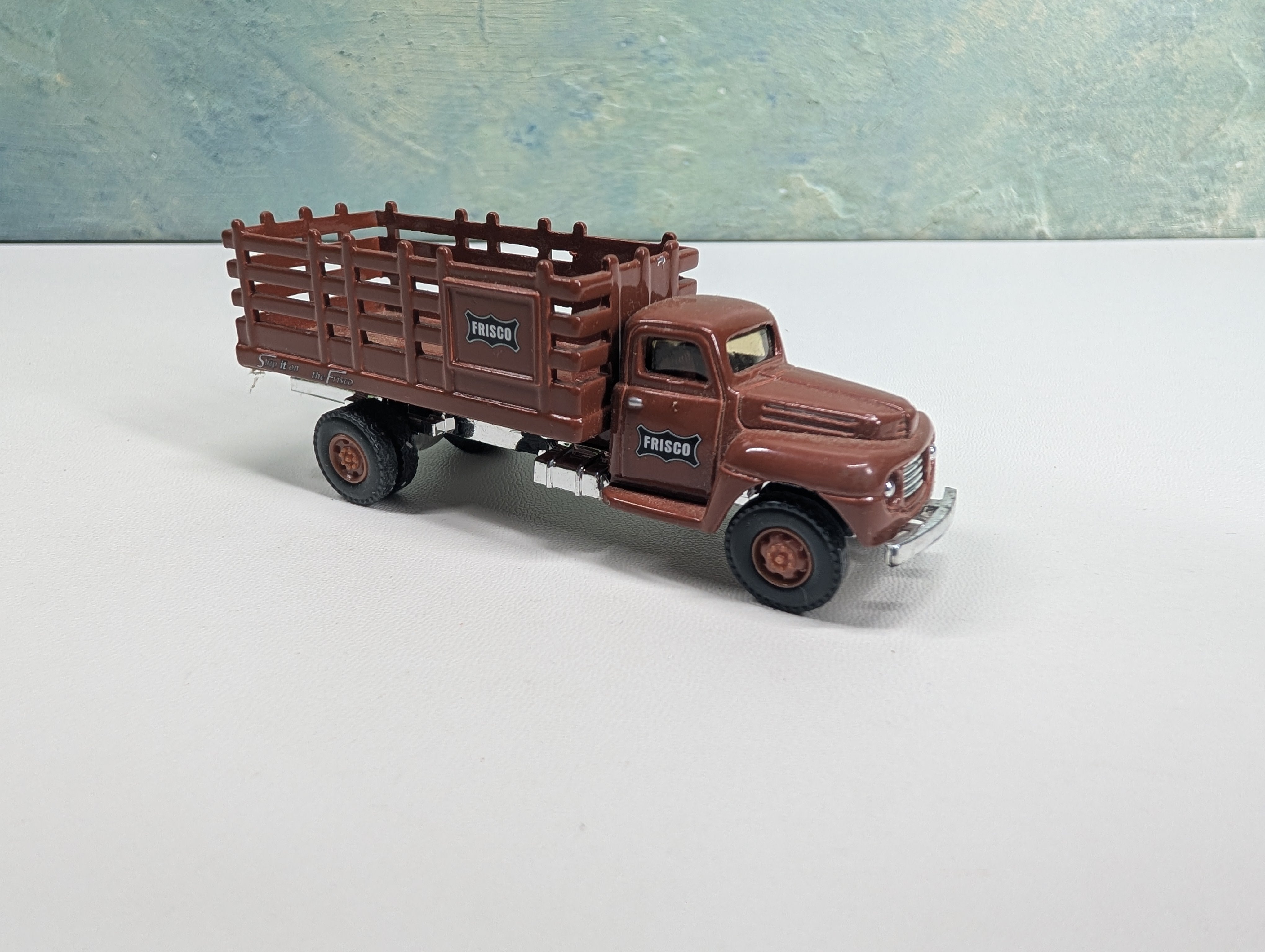USED IMEX HO Scale Diecast SLSF Frisco Stake Truck