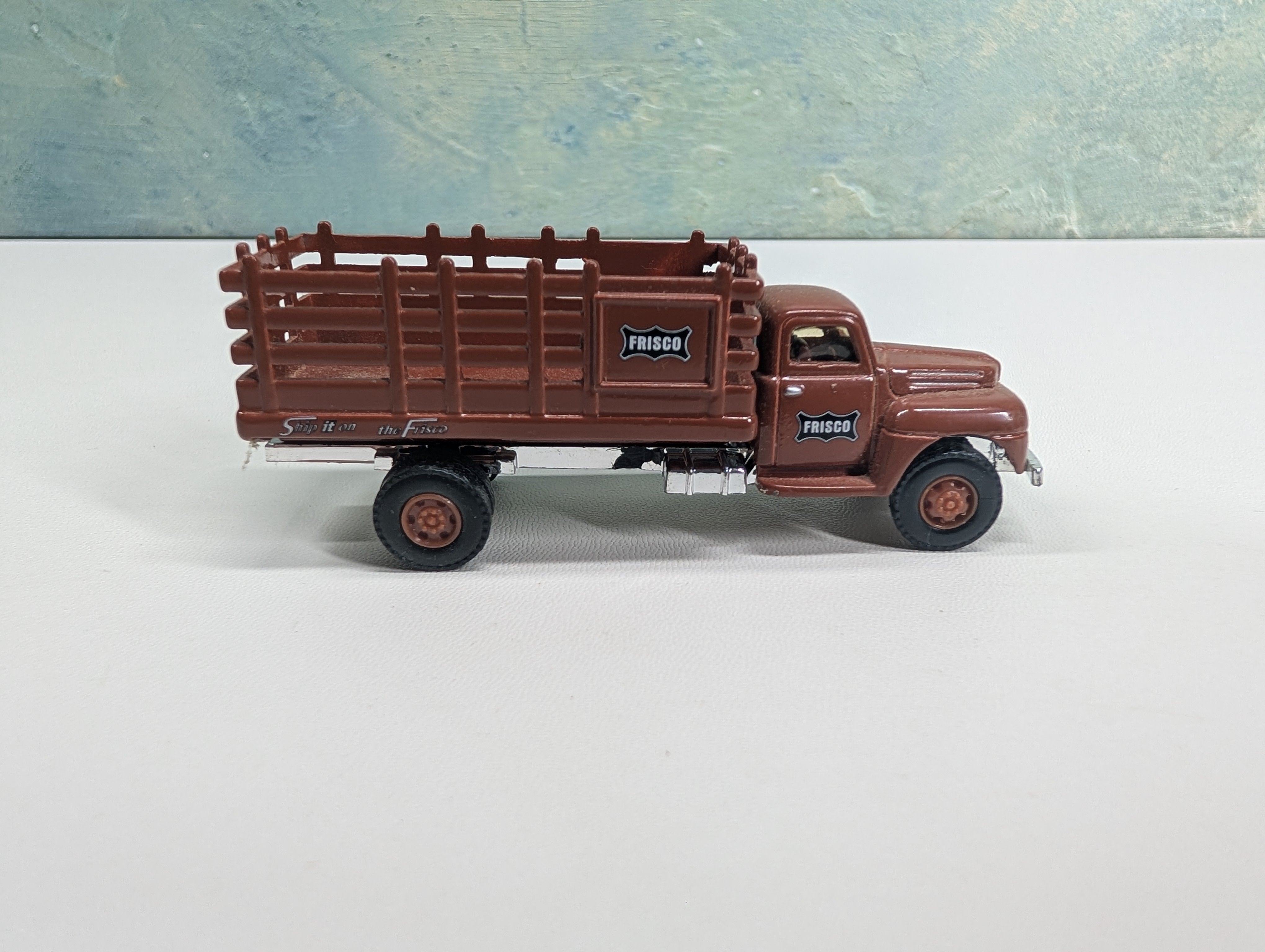 USED IMEX HO Scale Diecast SLSF Frisco Stake Truck