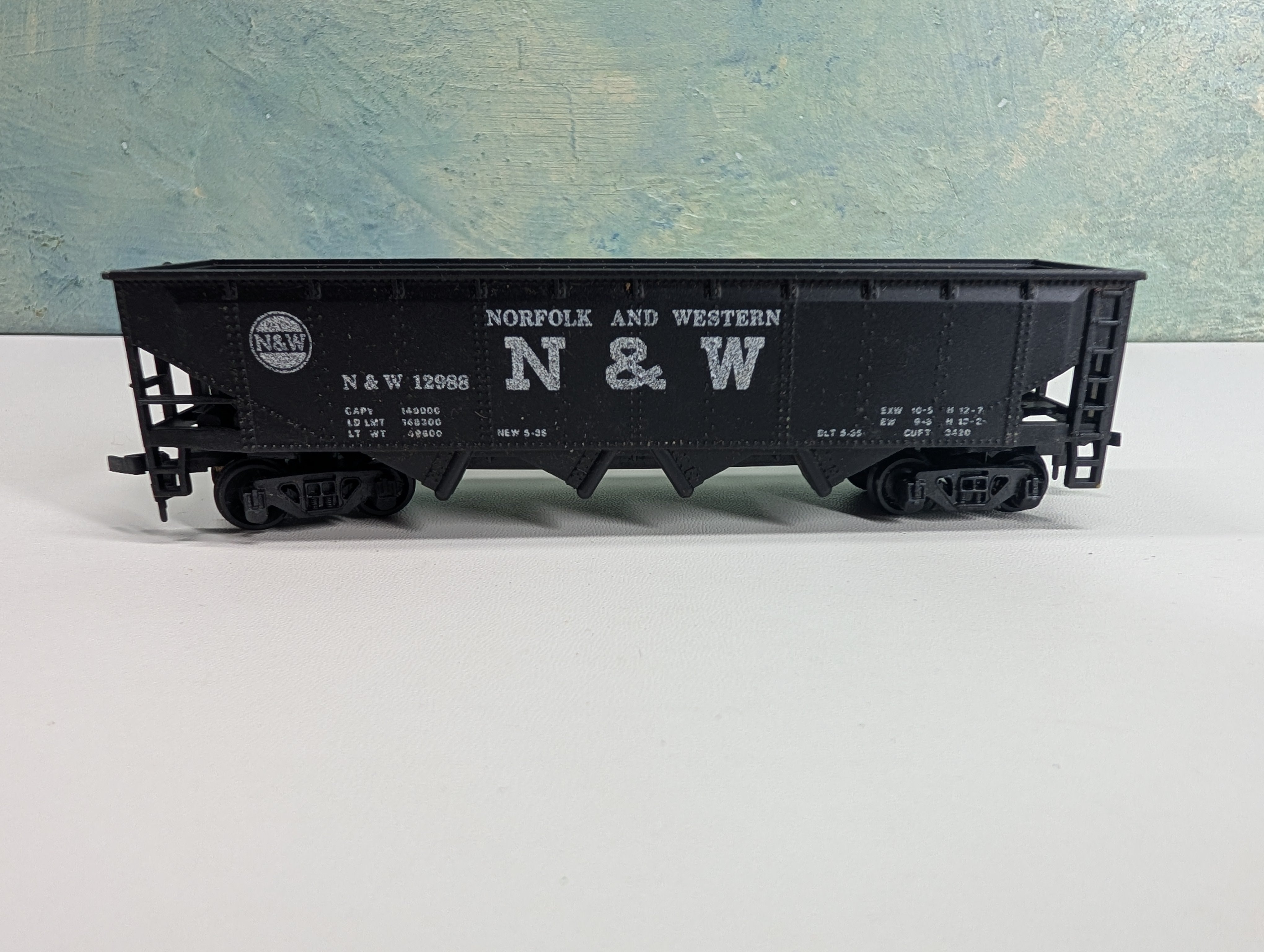 USED Bachmann HO Scale Quad Hopper Norfolk & Western N&W #12988