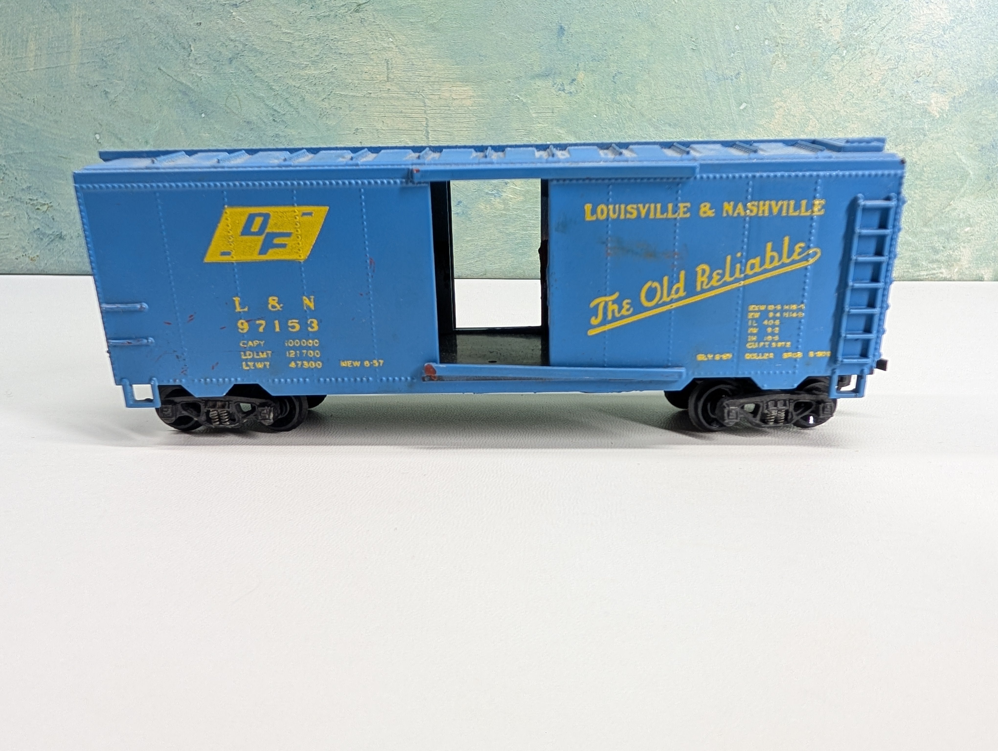 USED Varney HO Scale 40' Box Car Louisville & Nashville L&N #97153
