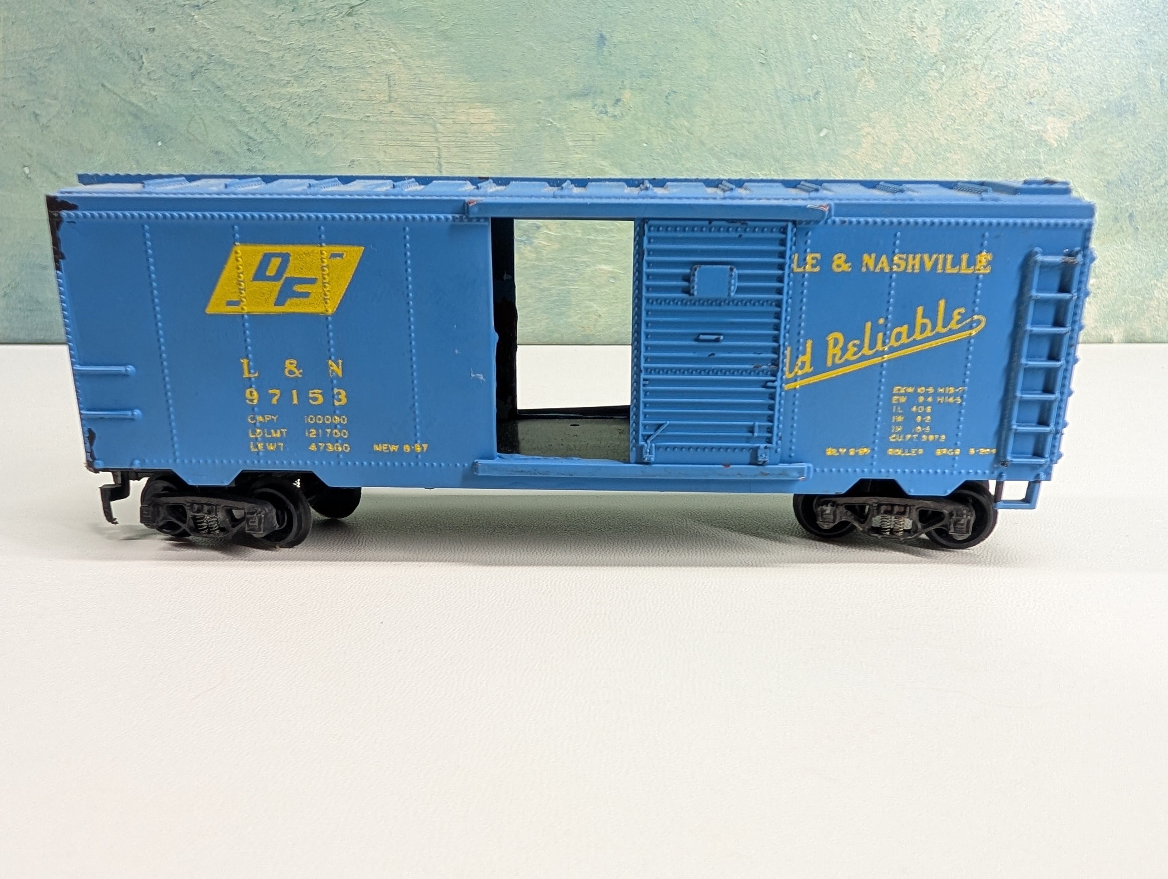 USED Varney HO Scale 40' Box Car Louisville & Nashville L&N #97153