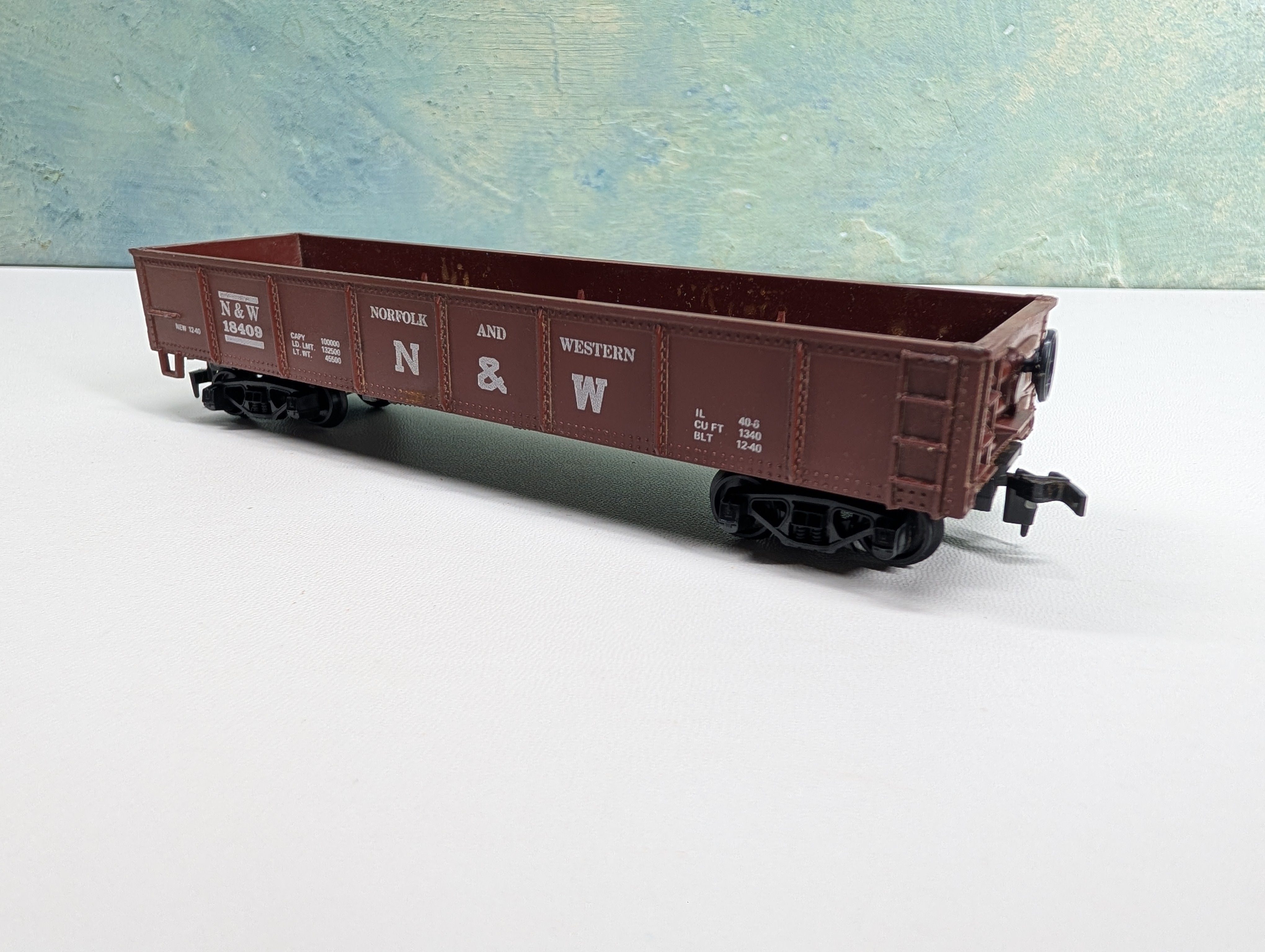 USED ROCO HO Scale 40' Gondola Norfolk & Western N&W #18409