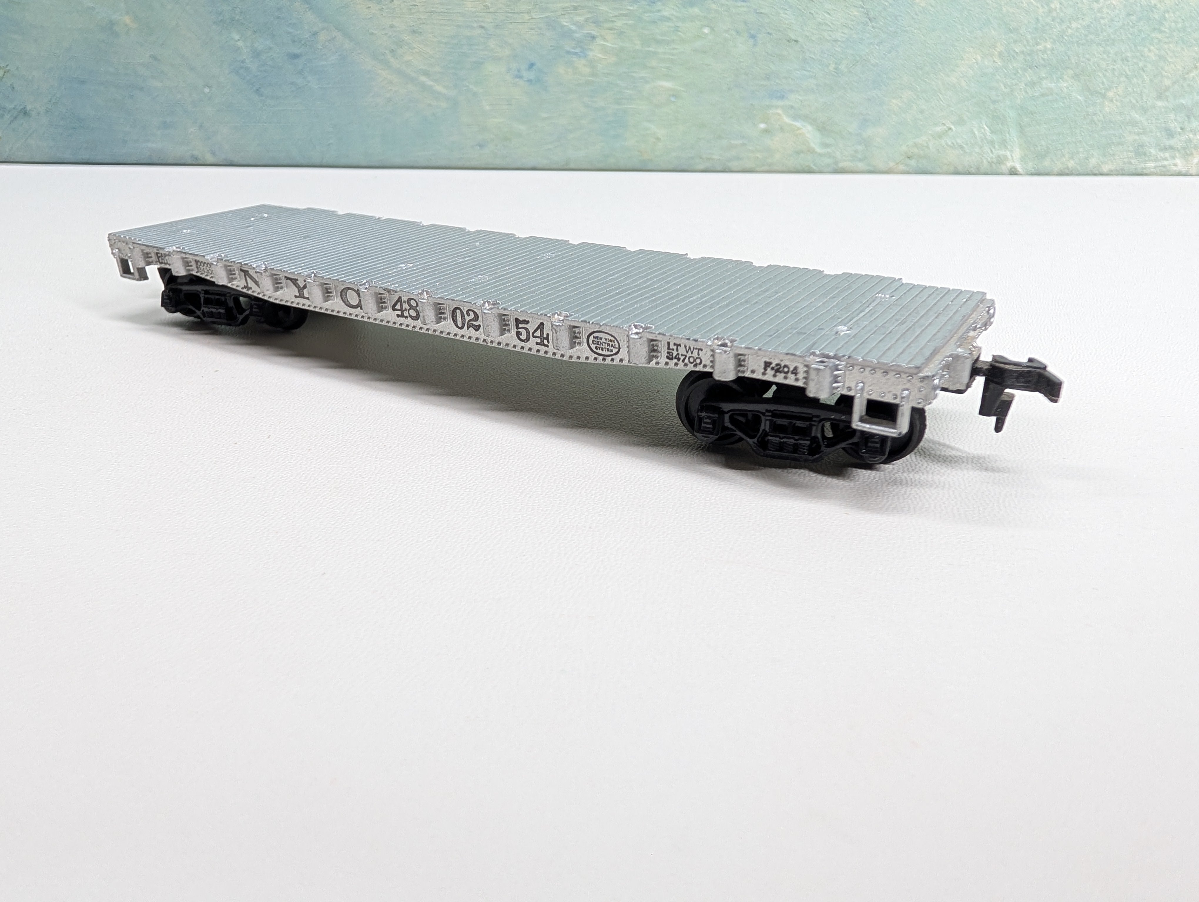 USED Life-Like HO Scale 40' Flat Car New York Central NYC #480254