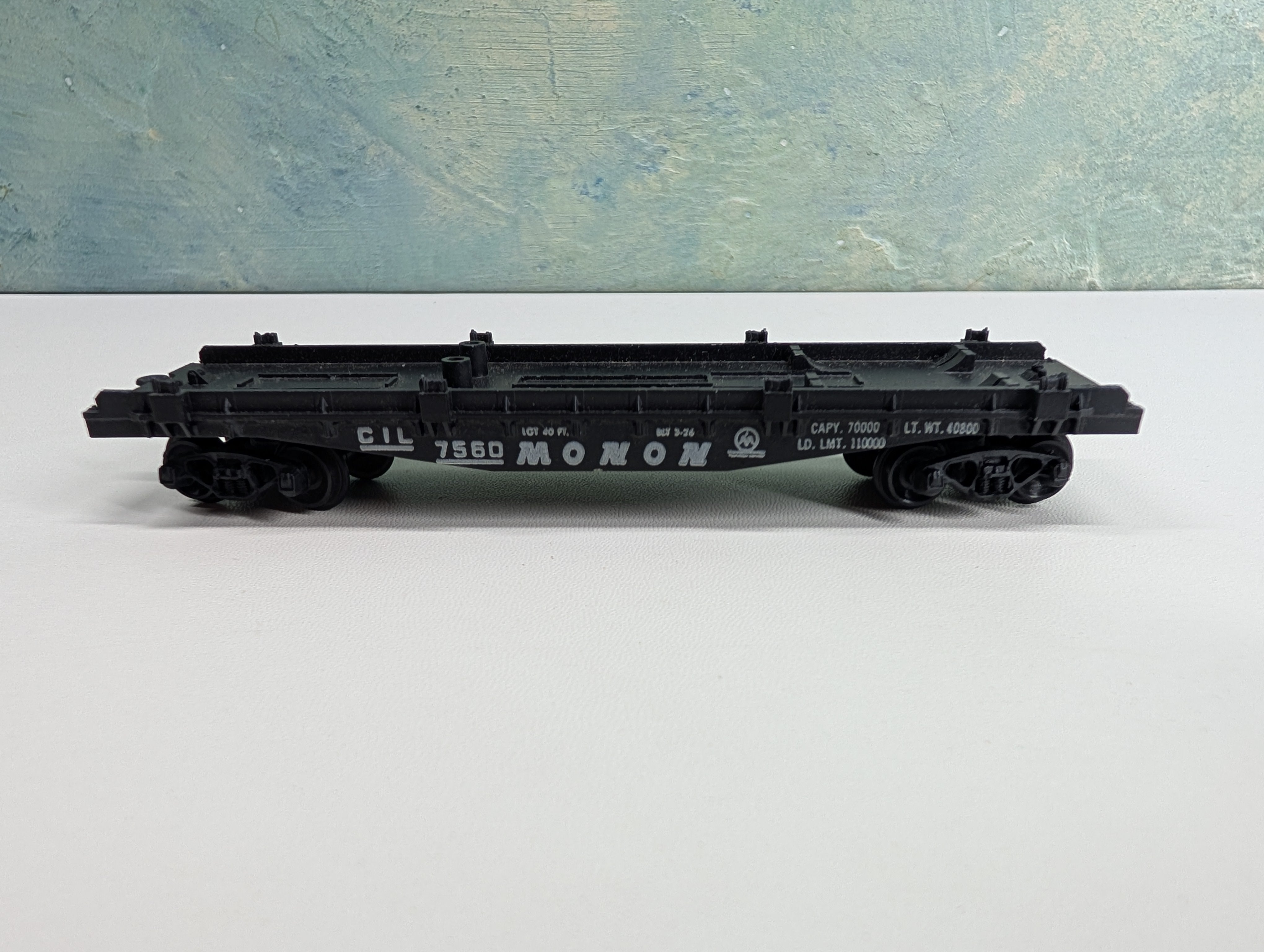 USED PENN LINE HO Scale 40' Trailer Flat Car Monon CIL #7560