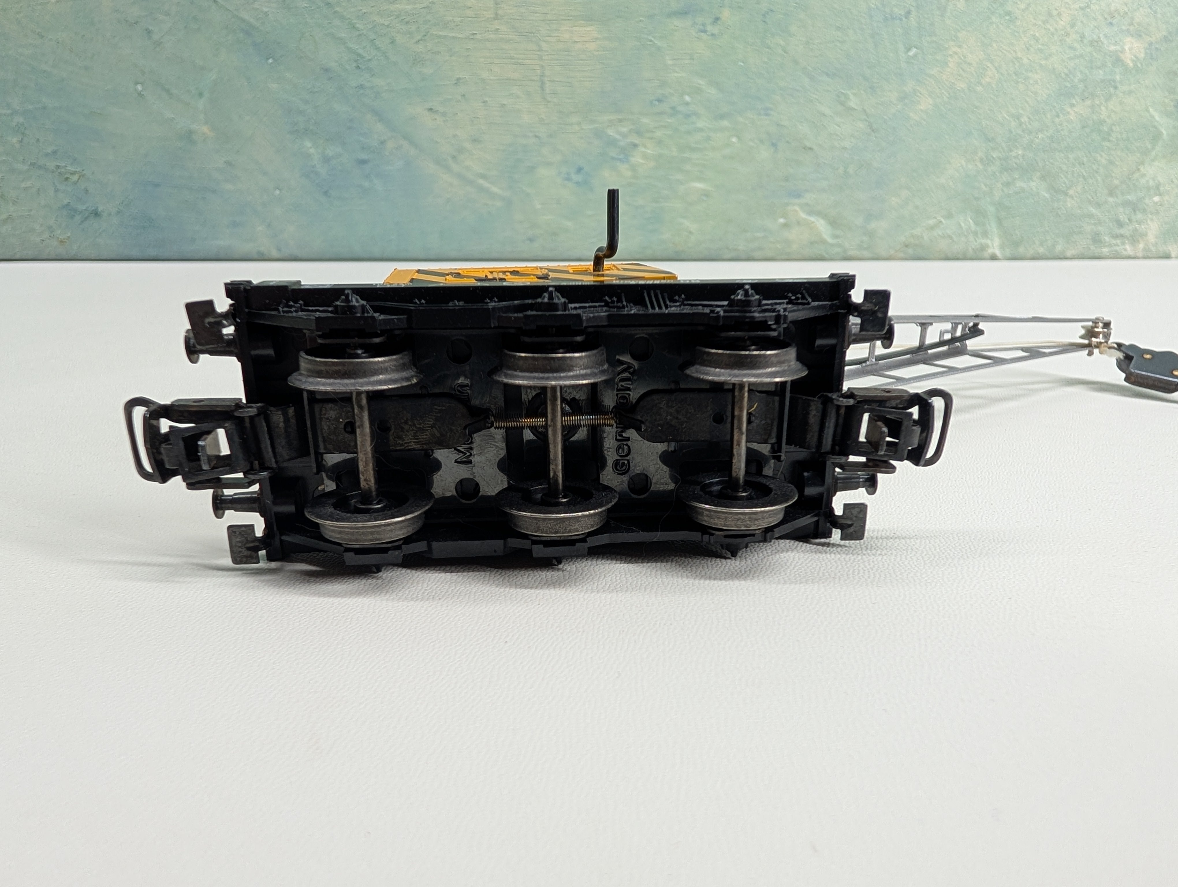 USED Marklin HO Scale Yellow DB Krupp Ardelt Crane Truck Car #6804