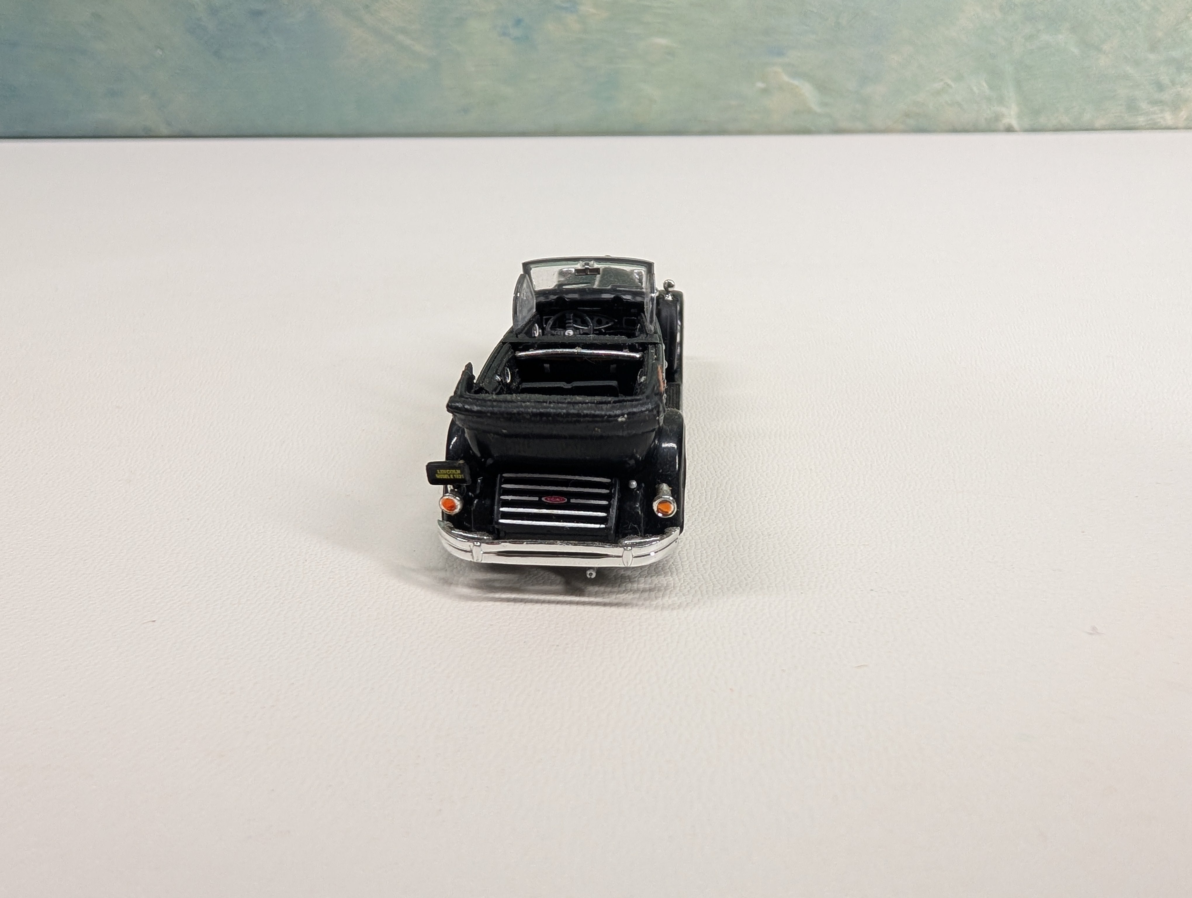 USED Ricko HO Scale 1931 Lincoln Model K, Top Down, Black